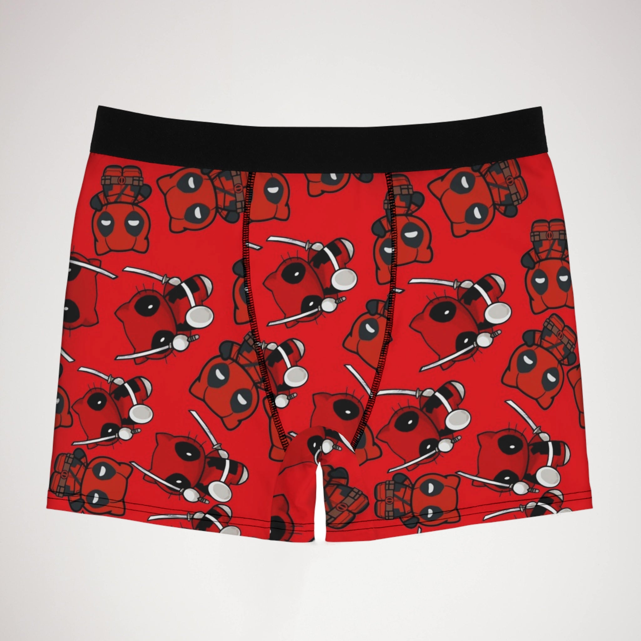 Men's boxer briefs kitty deadpool red