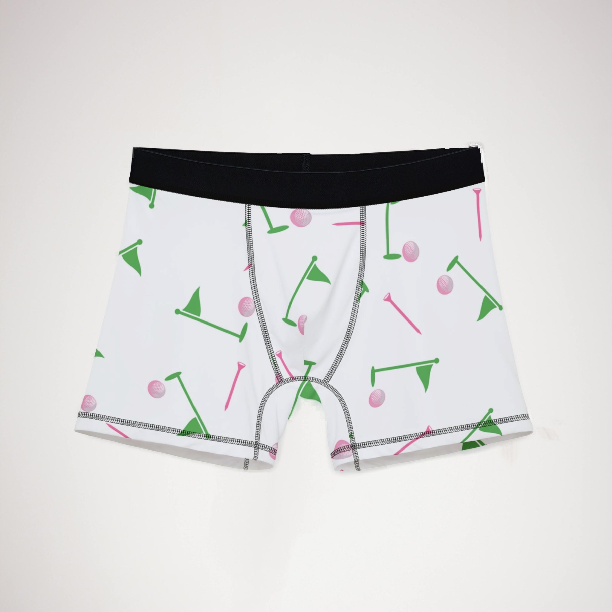 Men's boxers pink golf