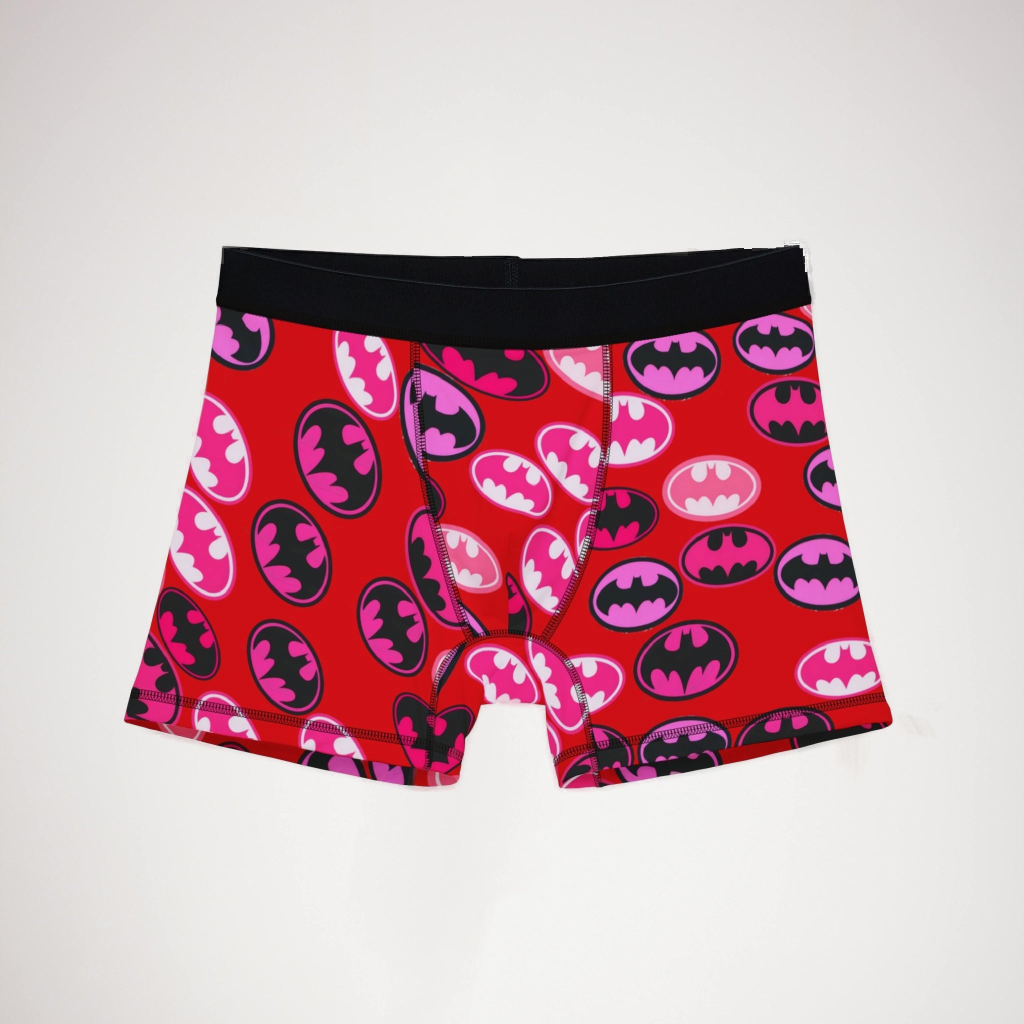 Men's boxers batman rose valentine love red