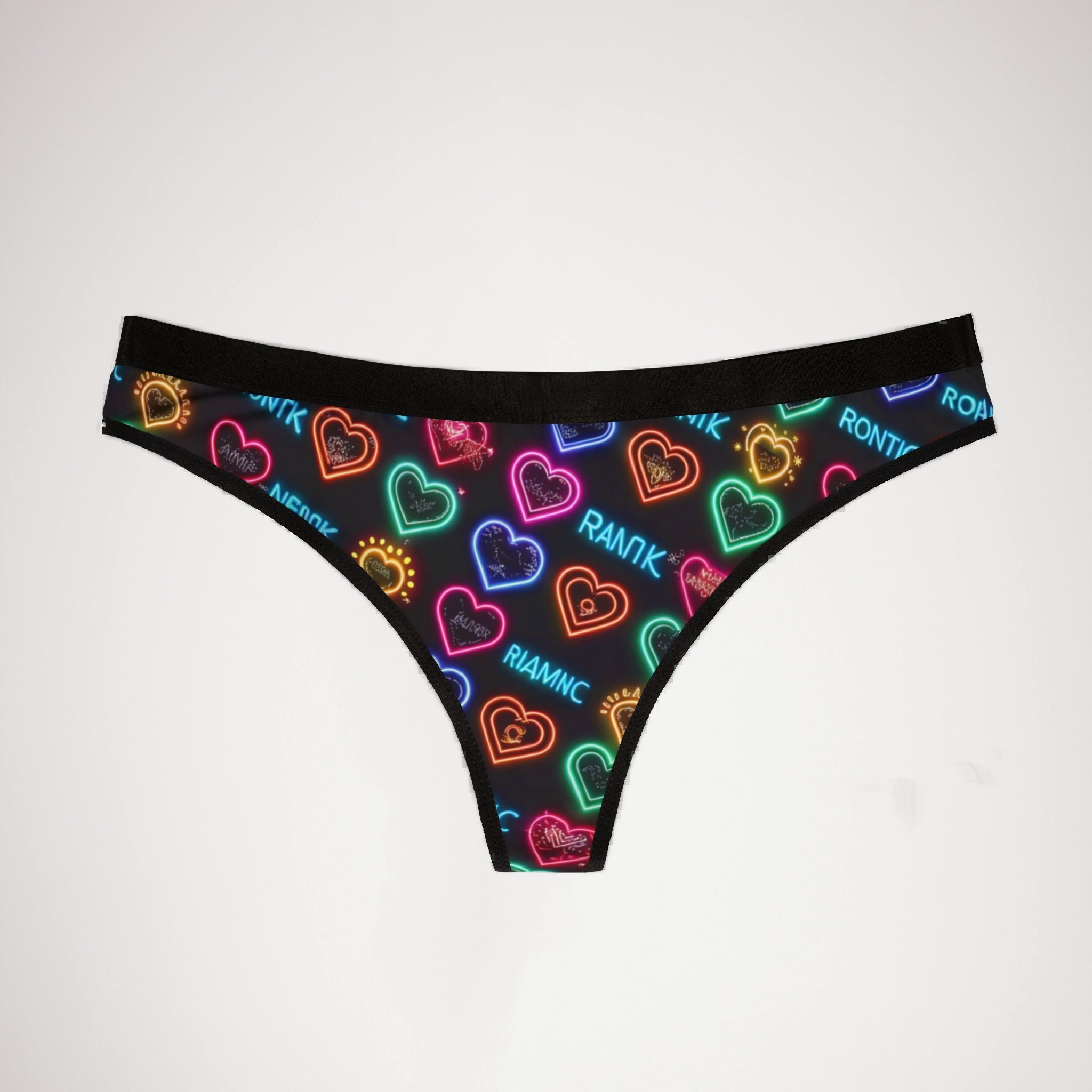 Women's thongs valentine digital extra
