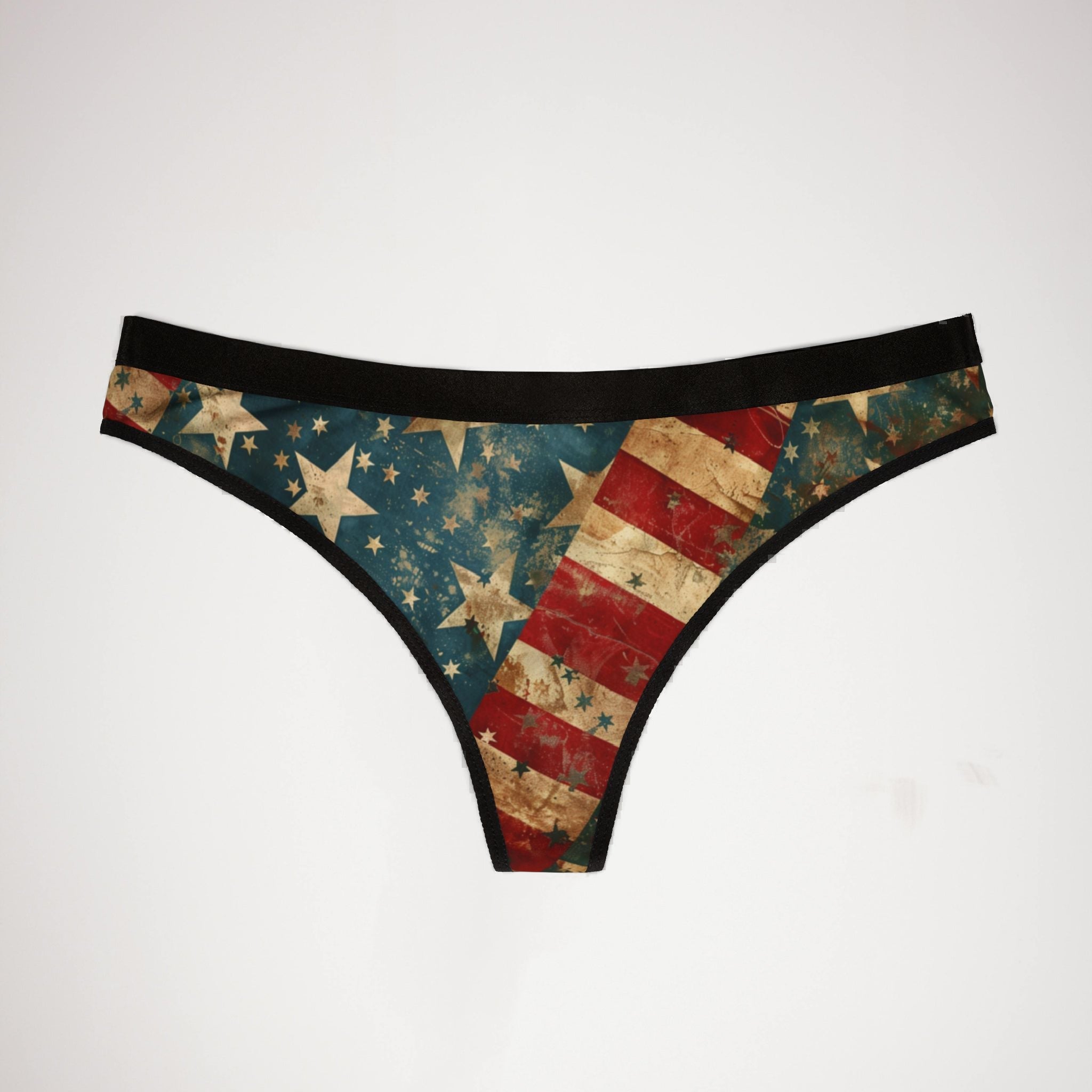 Women's thongs 4th of july patriotic
