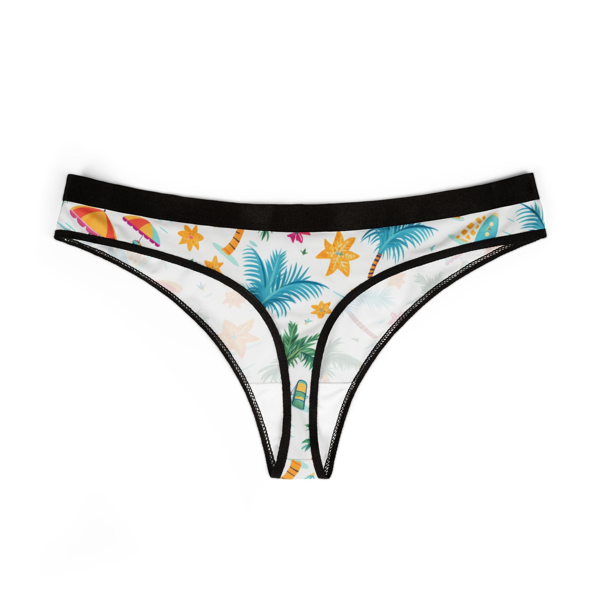 Women's thongs tropical summer beach