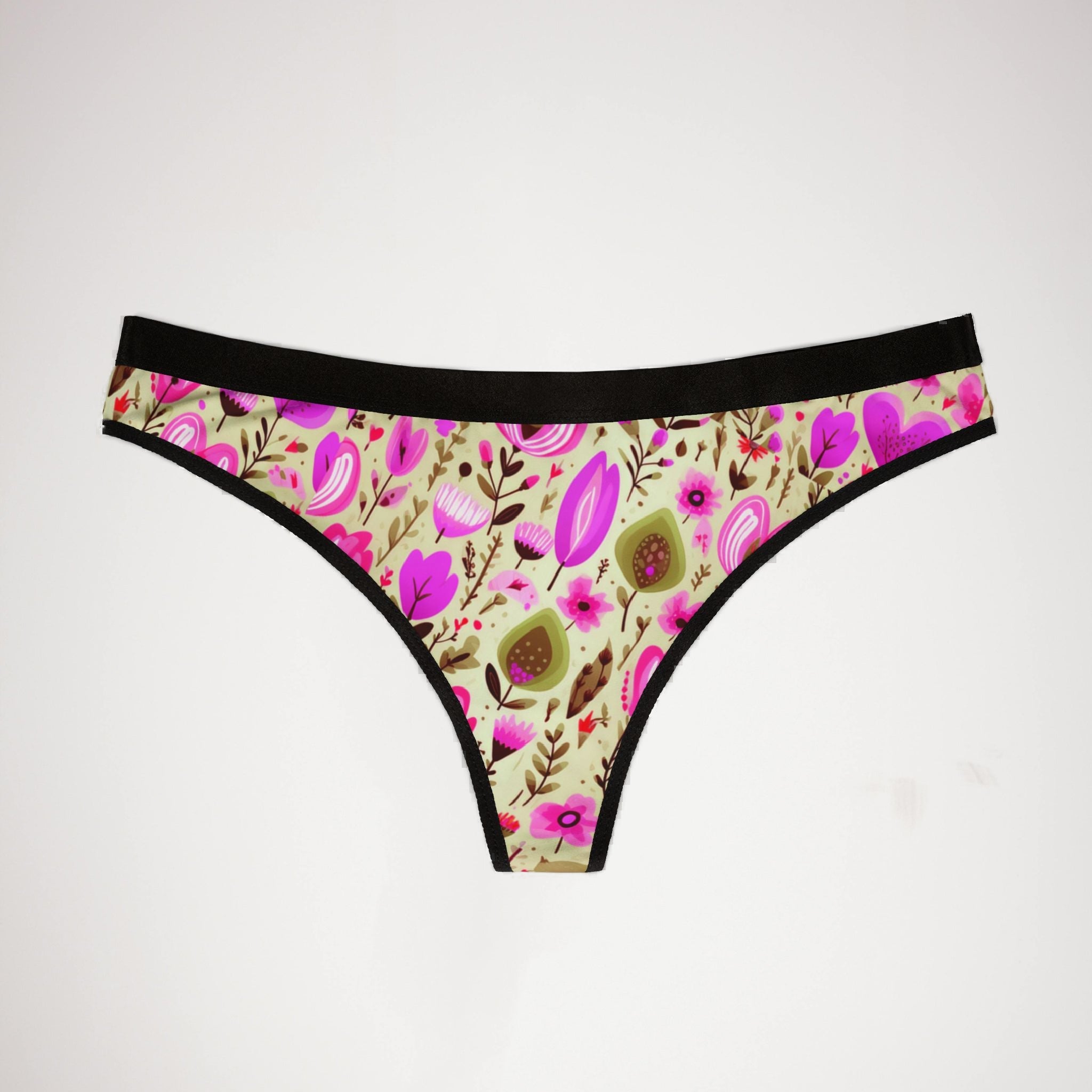 Women's thongs pastel love
