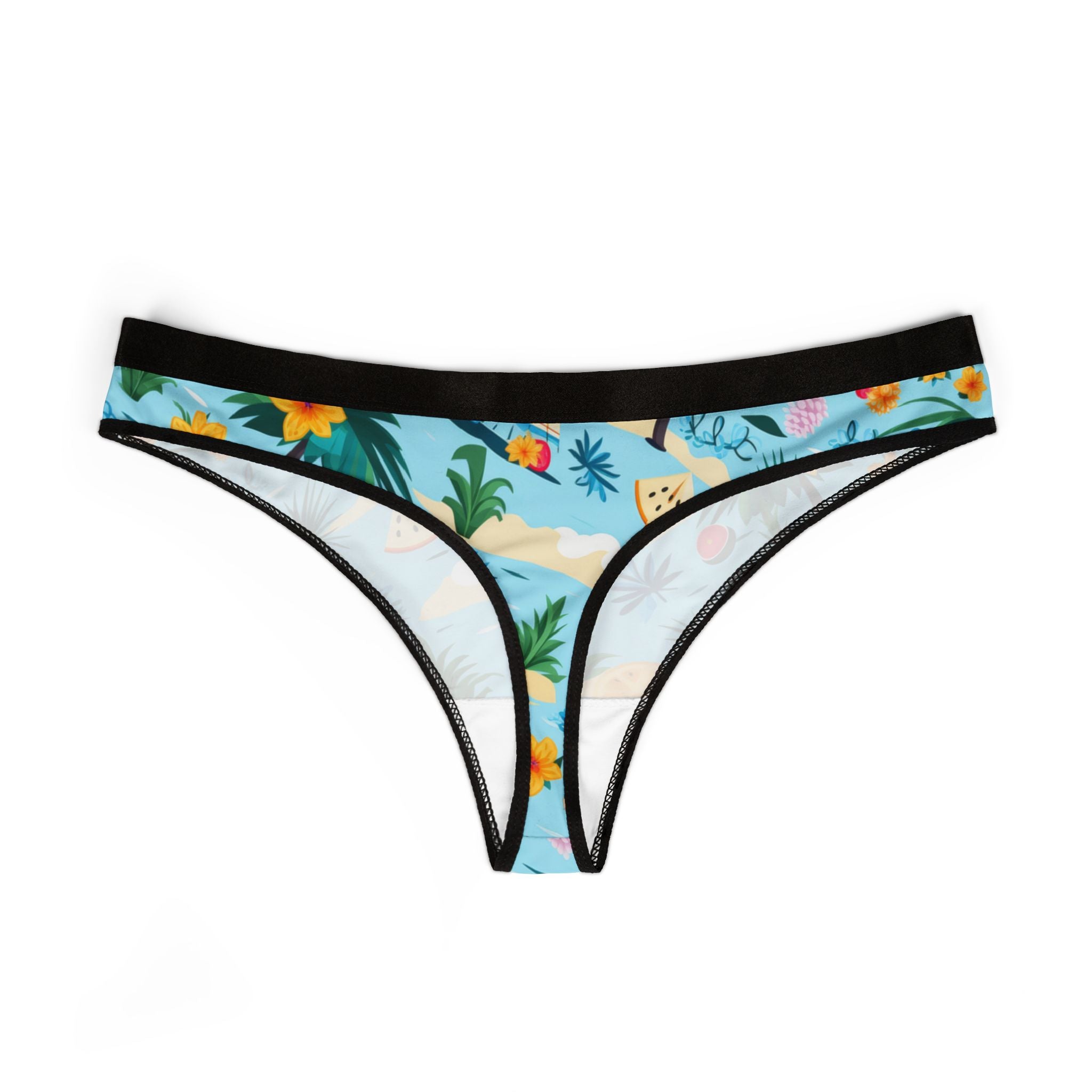 Women's thongs tropical summer beach