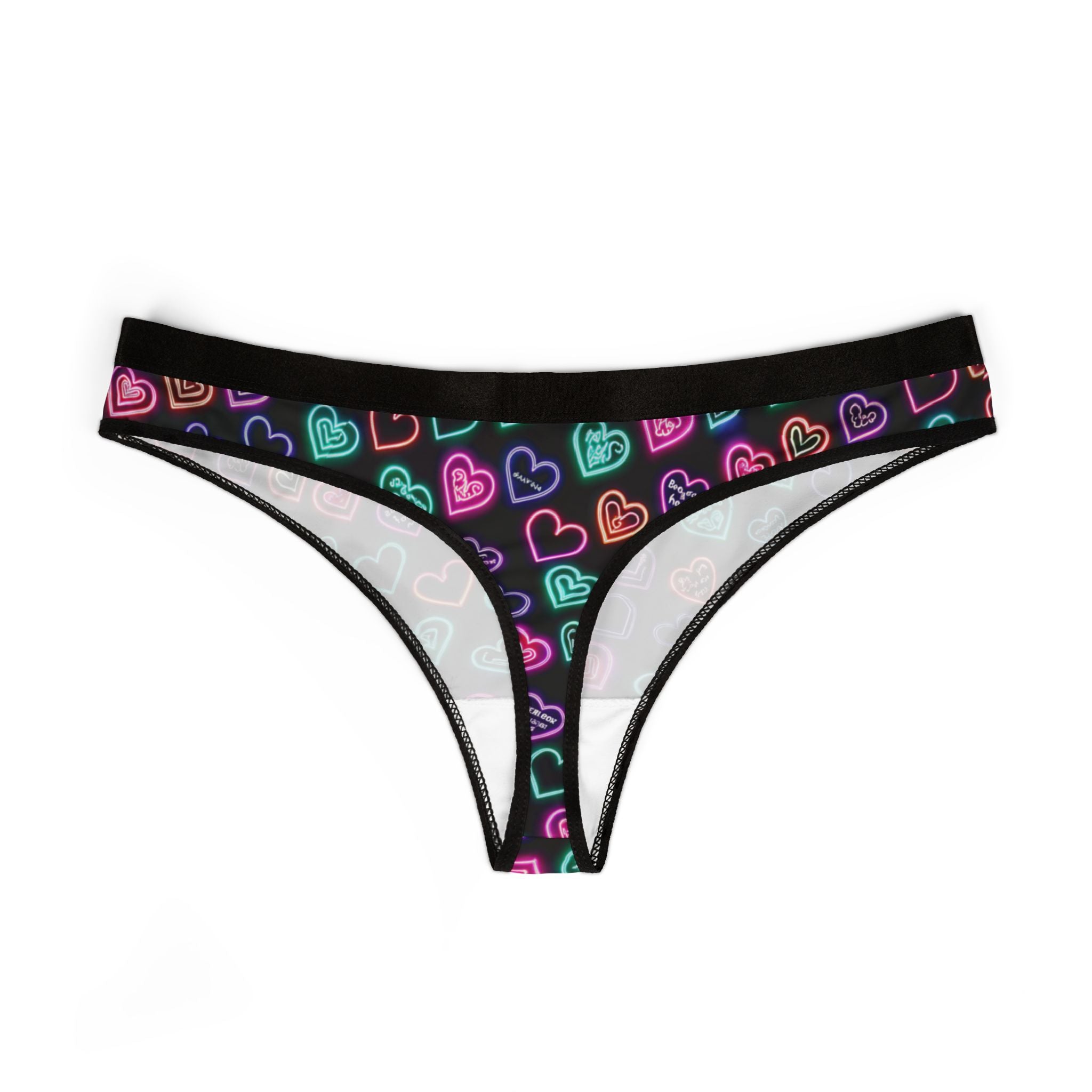 Women's thongs valentine digital extra