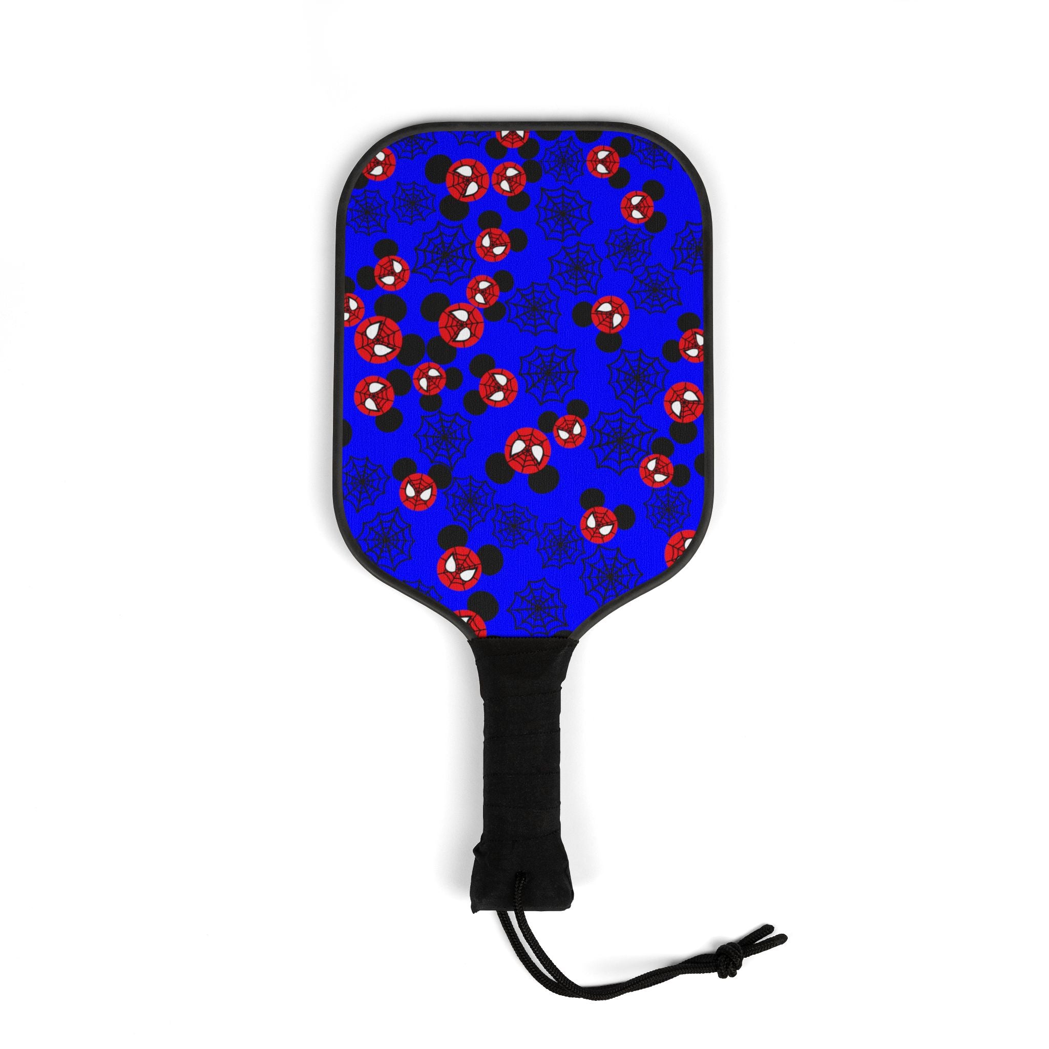 Pickleball kit (2 paddles + 2 balls + transparent bag) spider mickey web blue