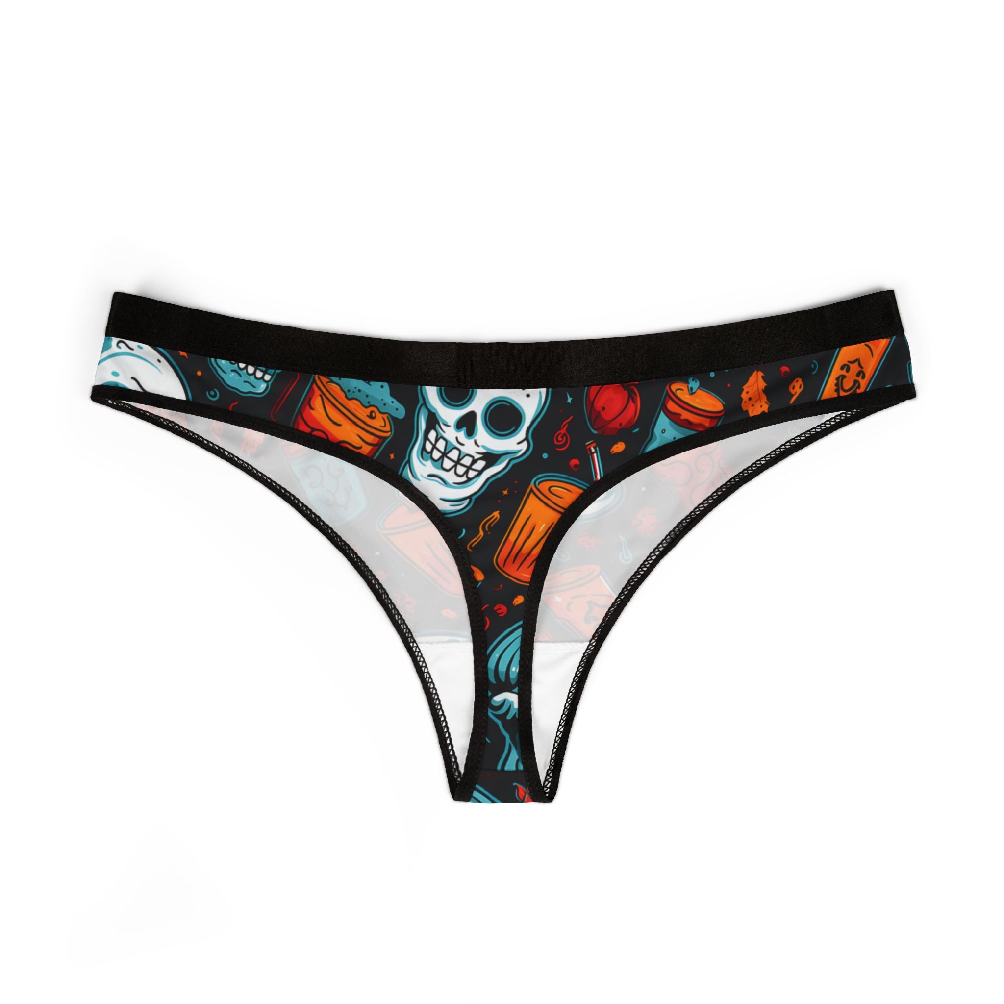 Women's thongs halloween crazy extra