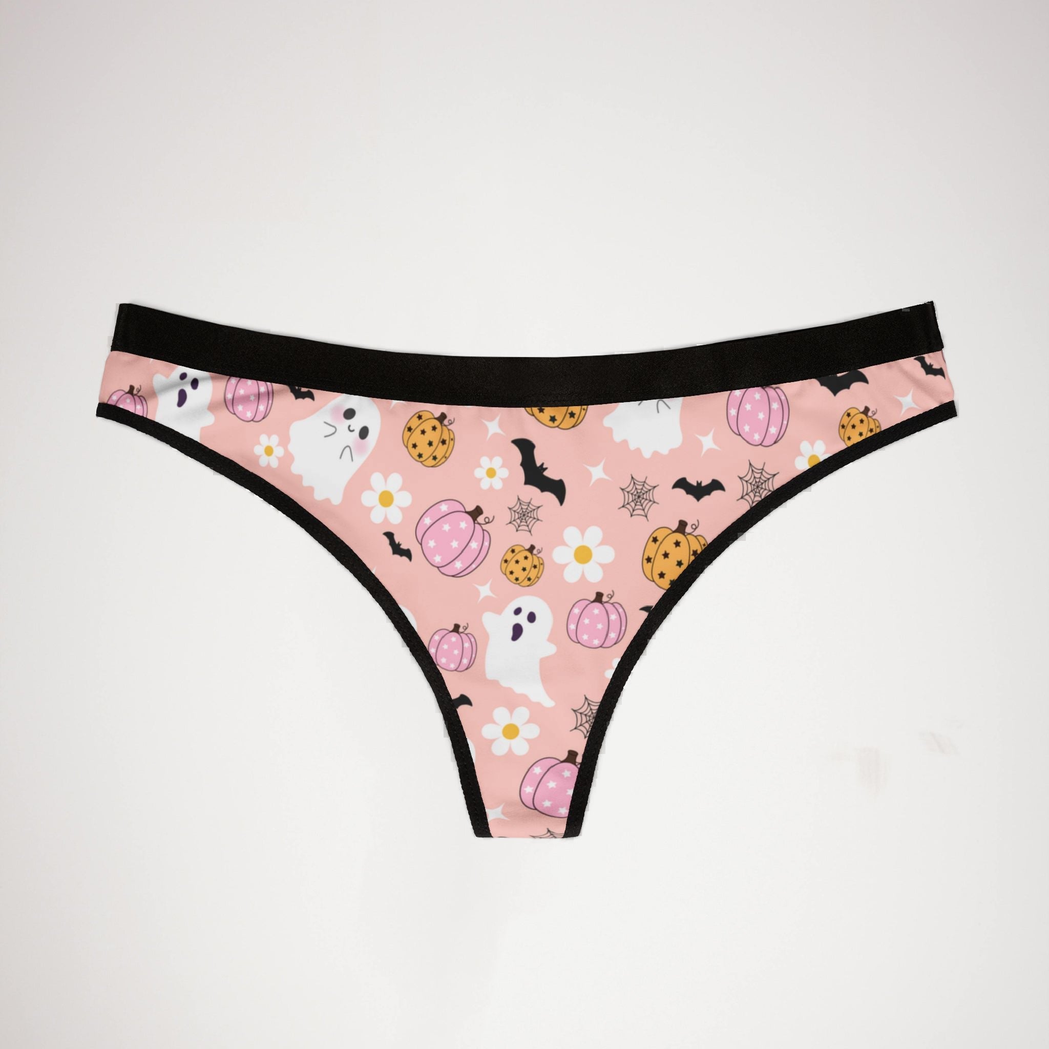 Women's thongs groovy halloween