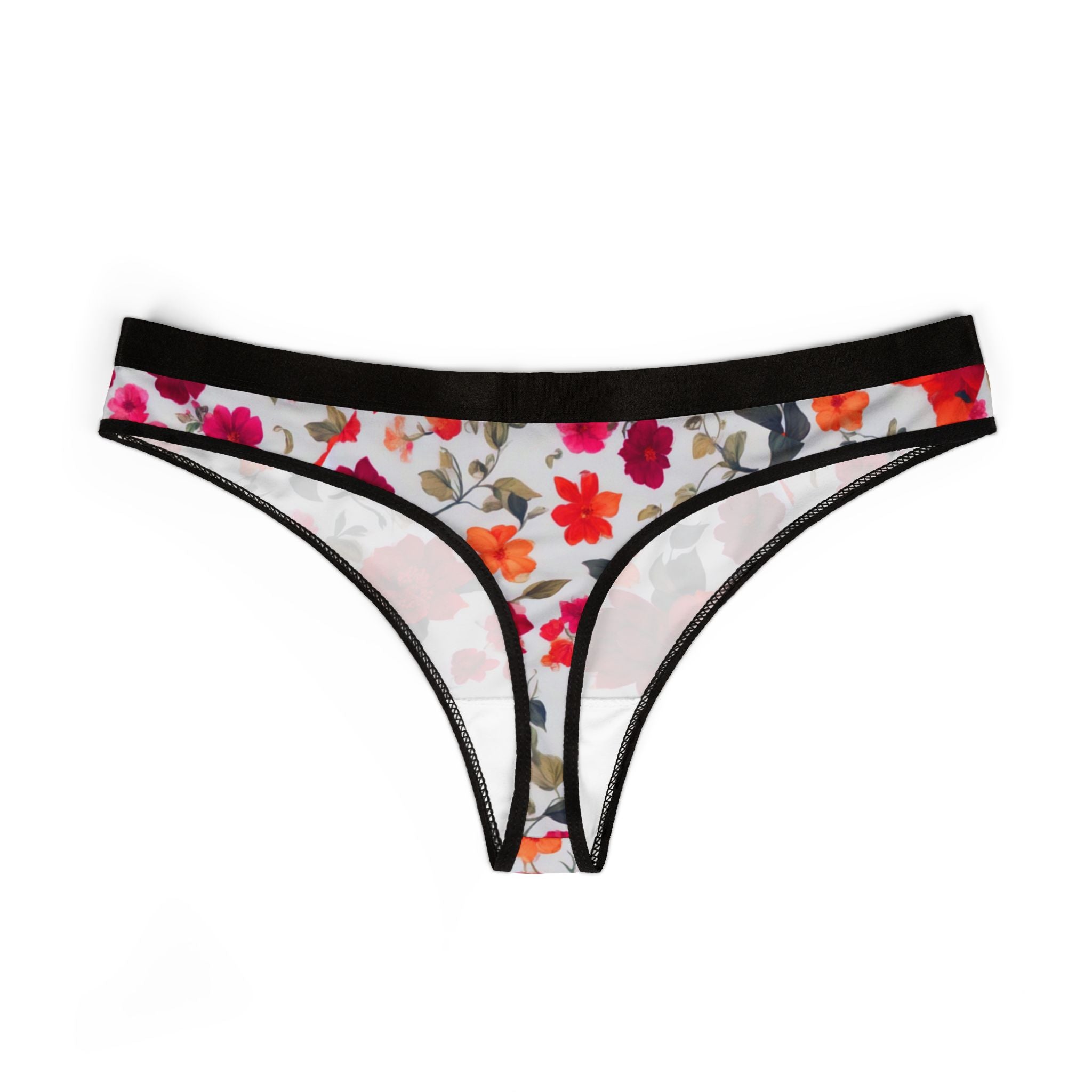Women's thongs floral fall beautiful