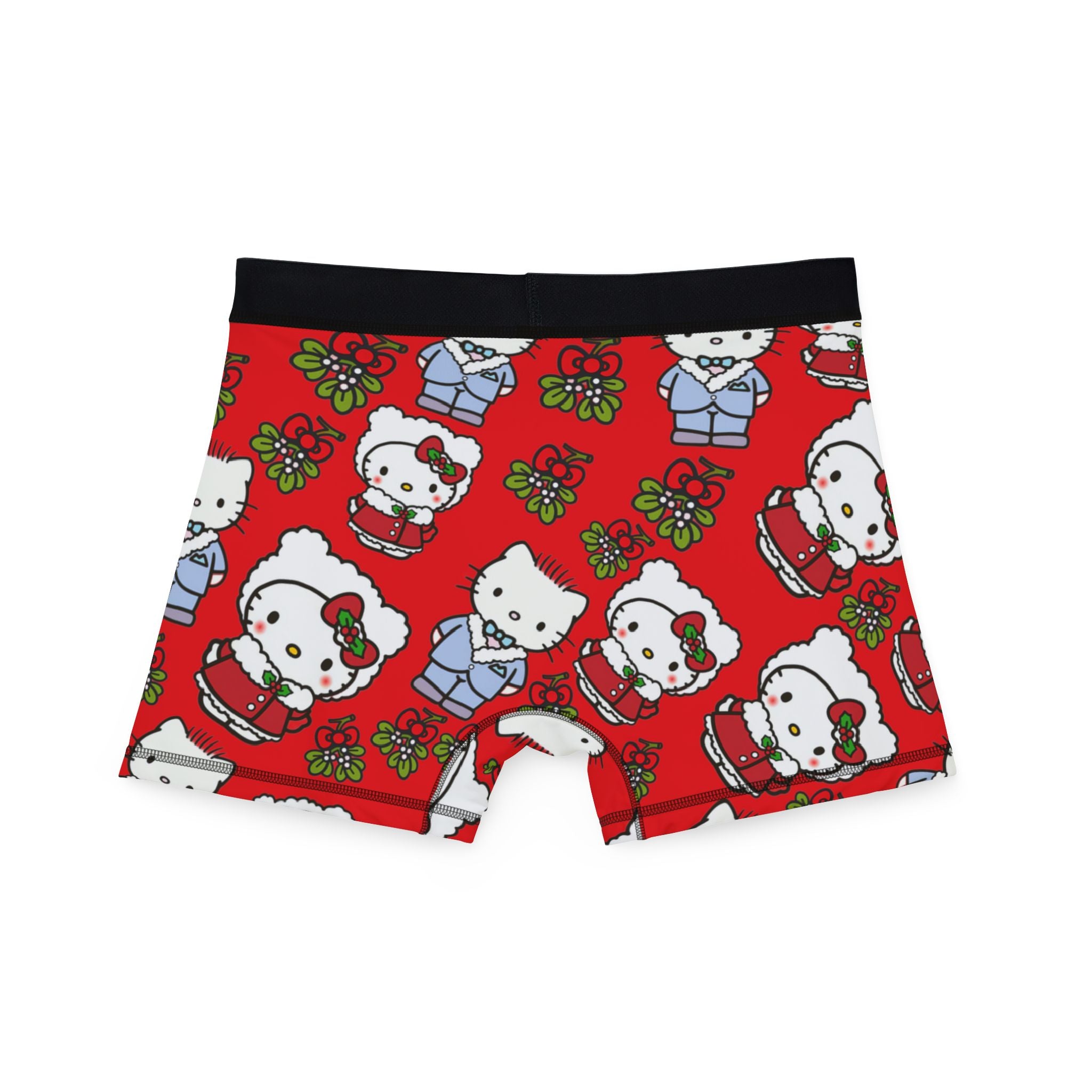 Men's boxers kitty wedding valentine red