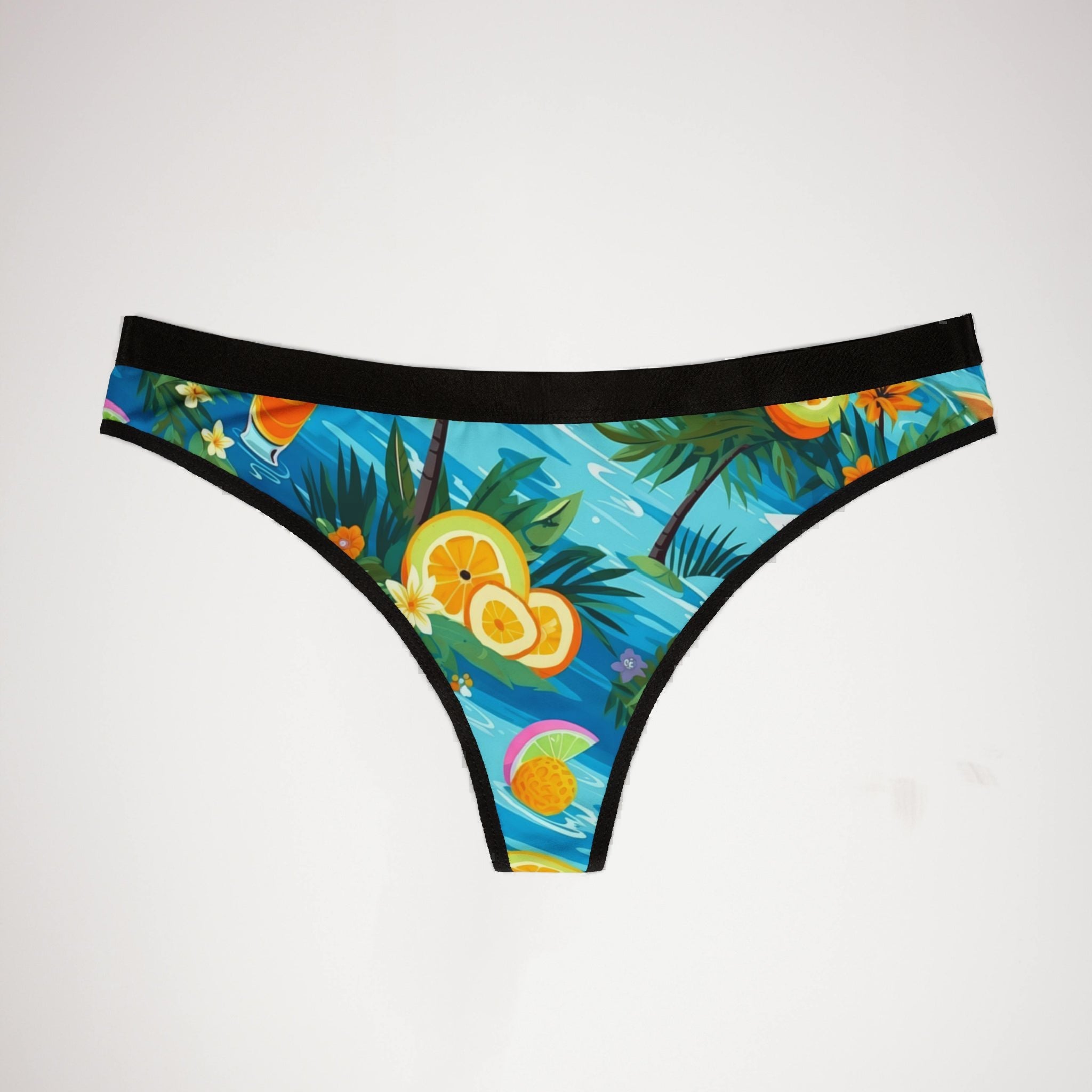 Women's thongs tropical summer beach