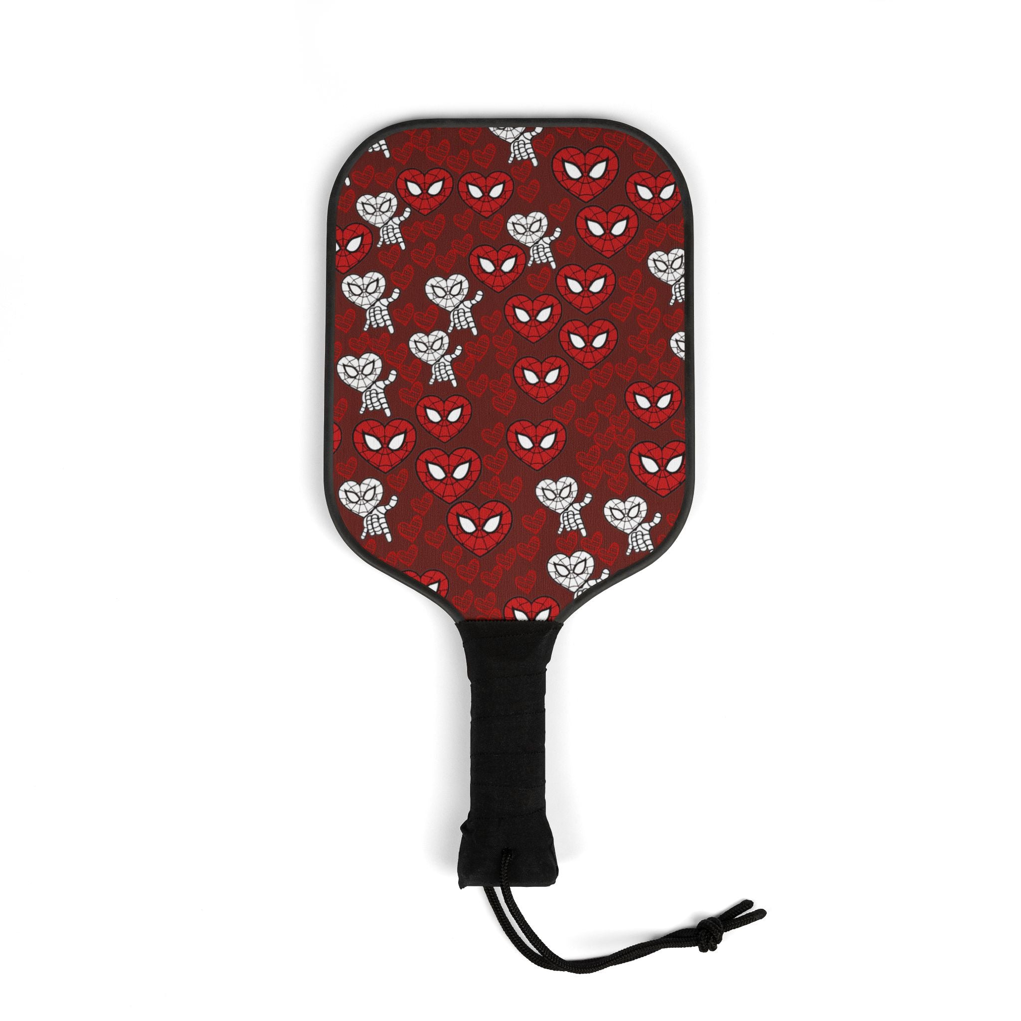 Pickleball kit (2 paddles + 2 balls + transparent bag) spider heart kiss red