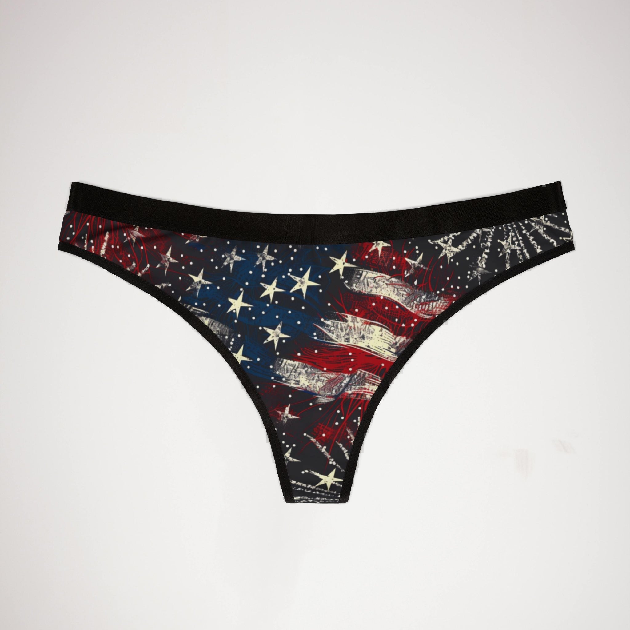 Women's thongs 4th of july patriotic