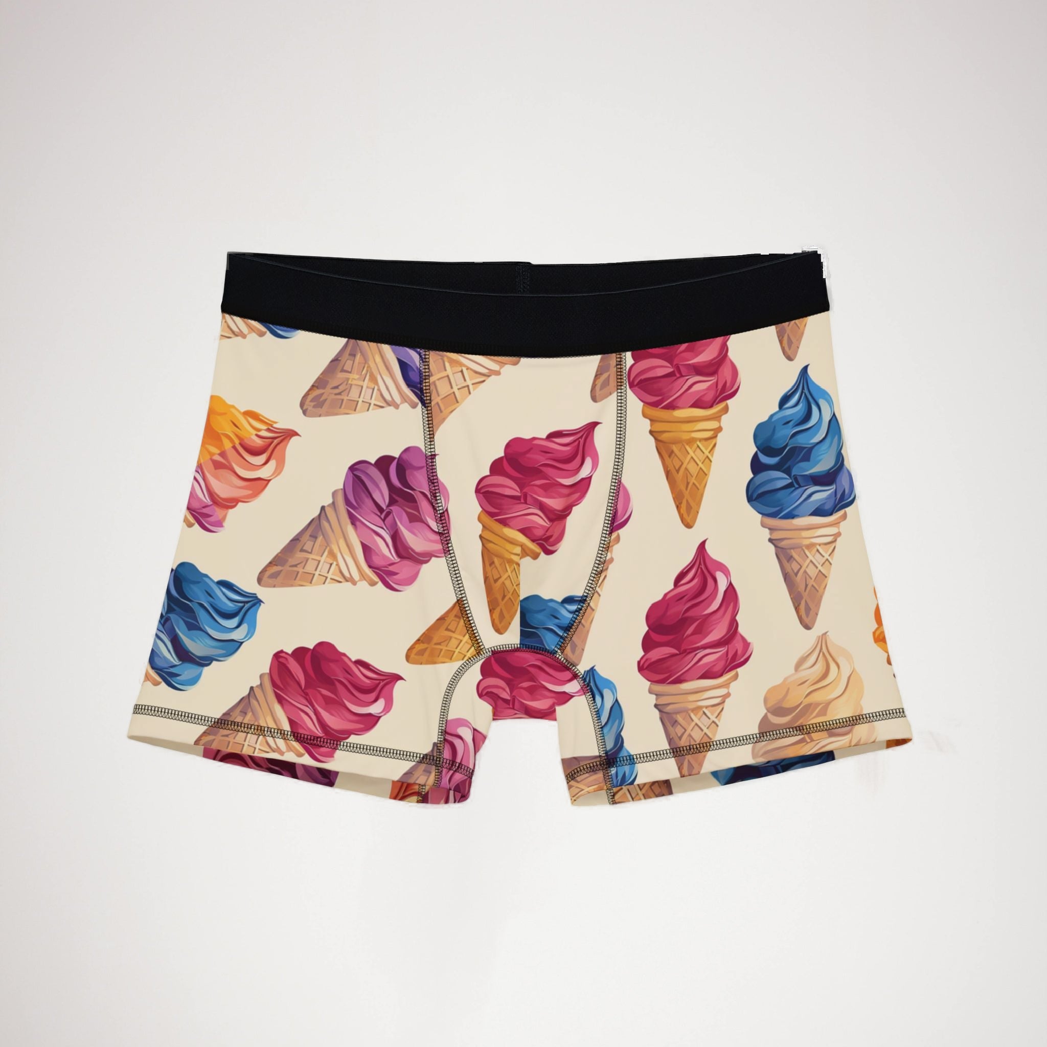 Men's boxers minimal ice cream