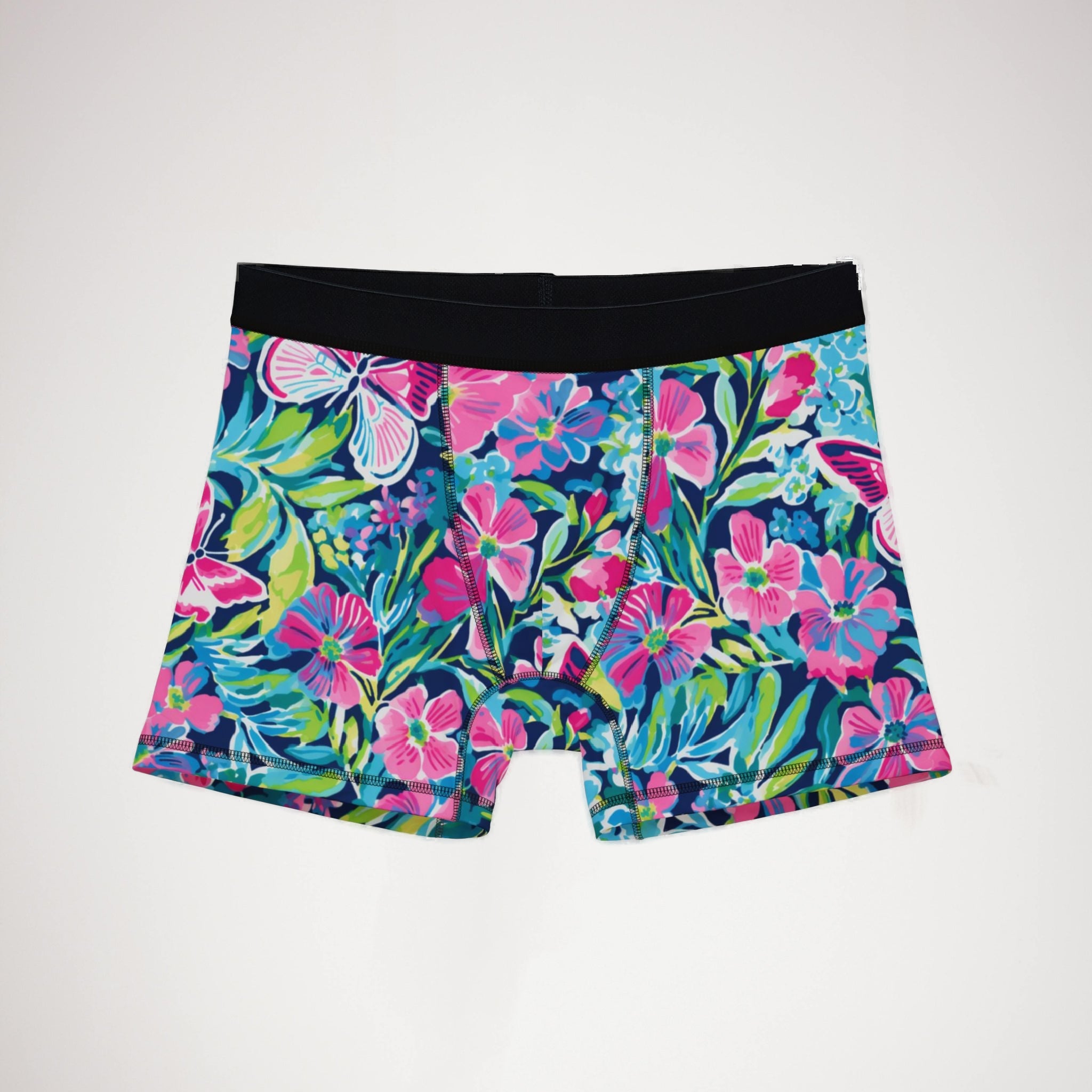 Men's boxers preppy butterflies