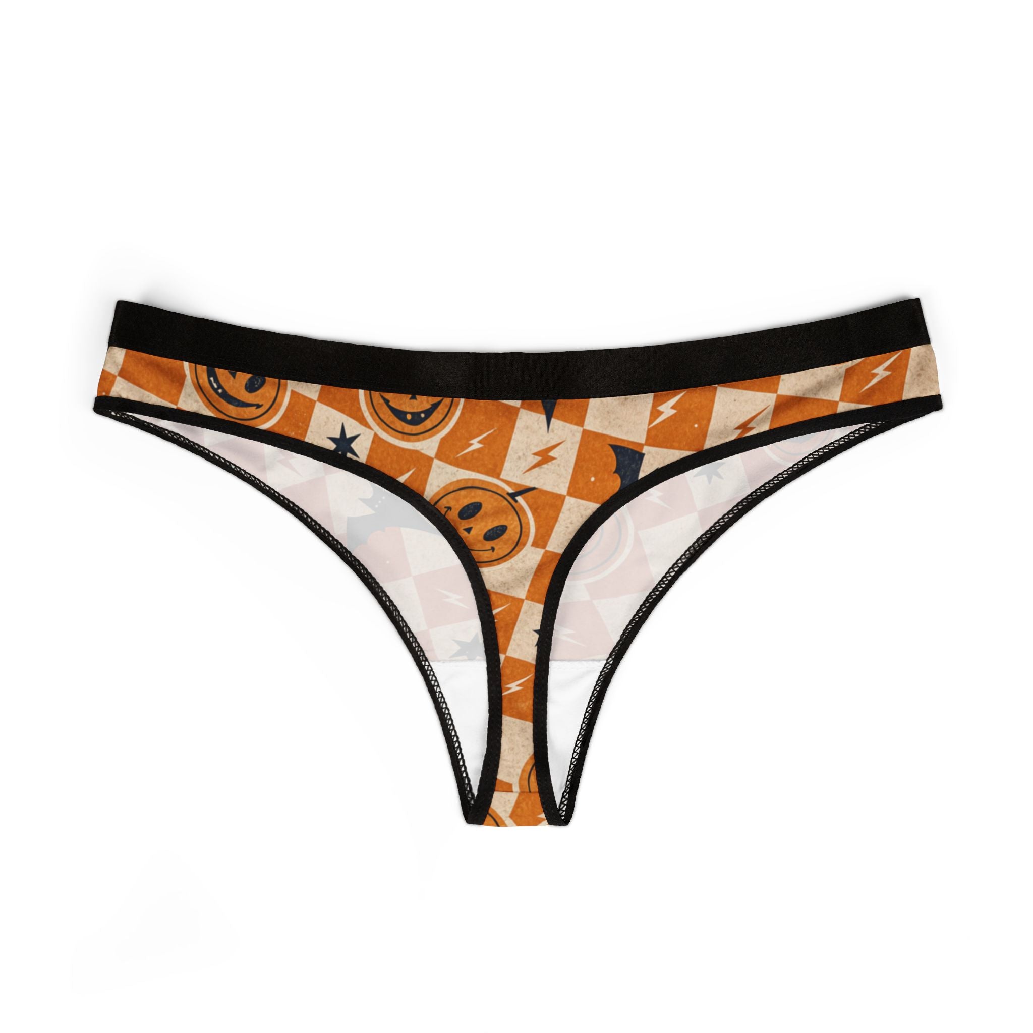 Women's thongs retro halloween