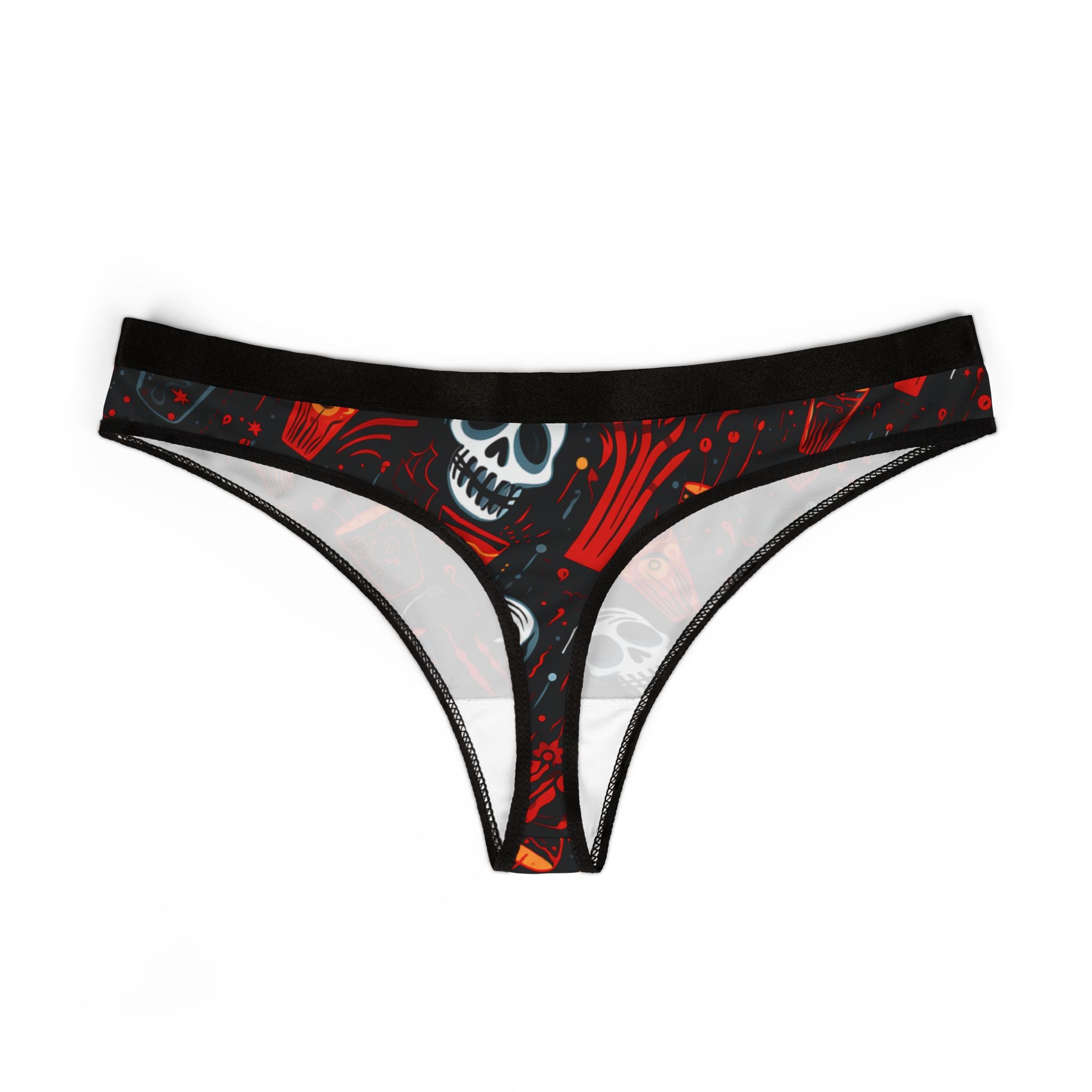 Women's thongs halloween crazy