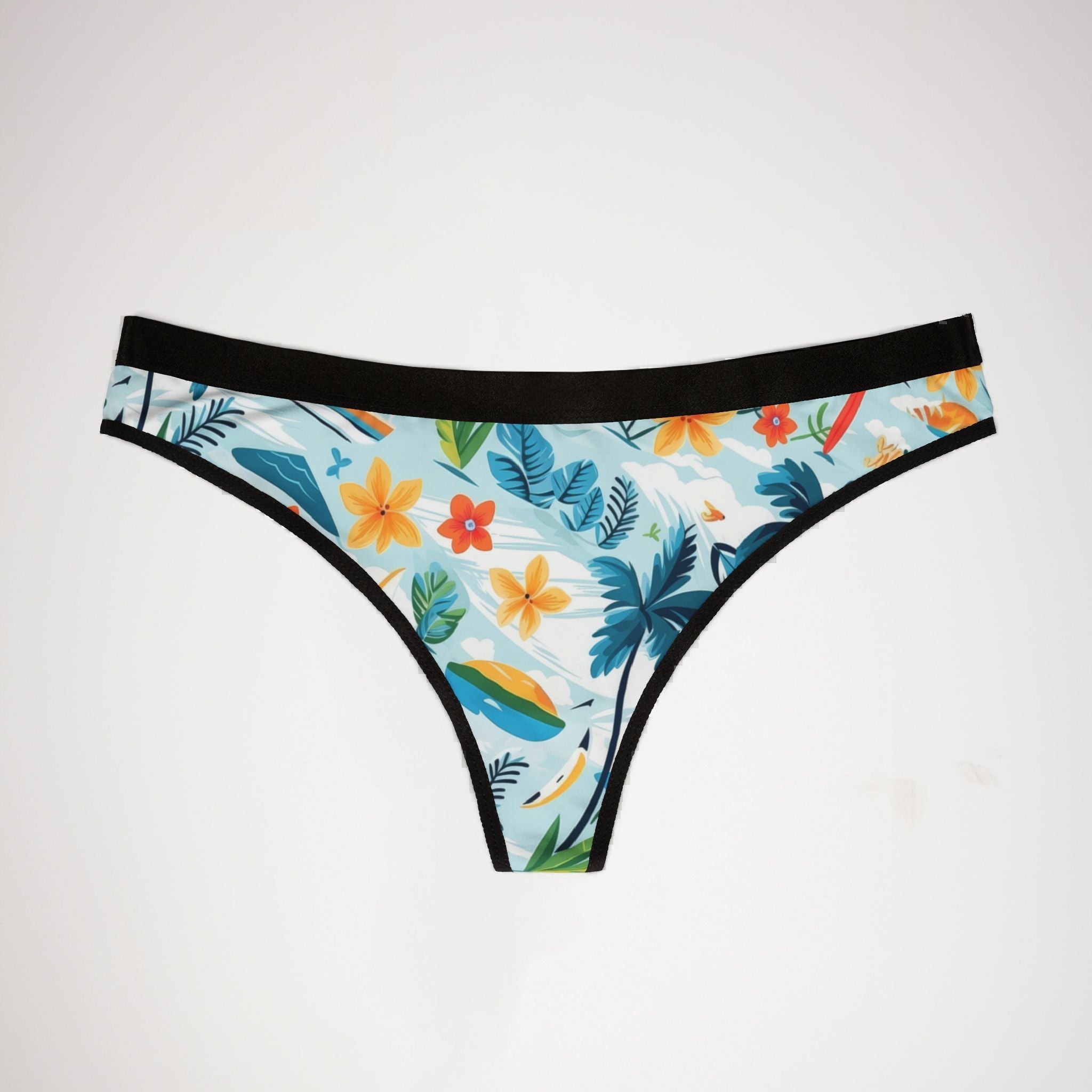 Women's thongs tropical summer beach