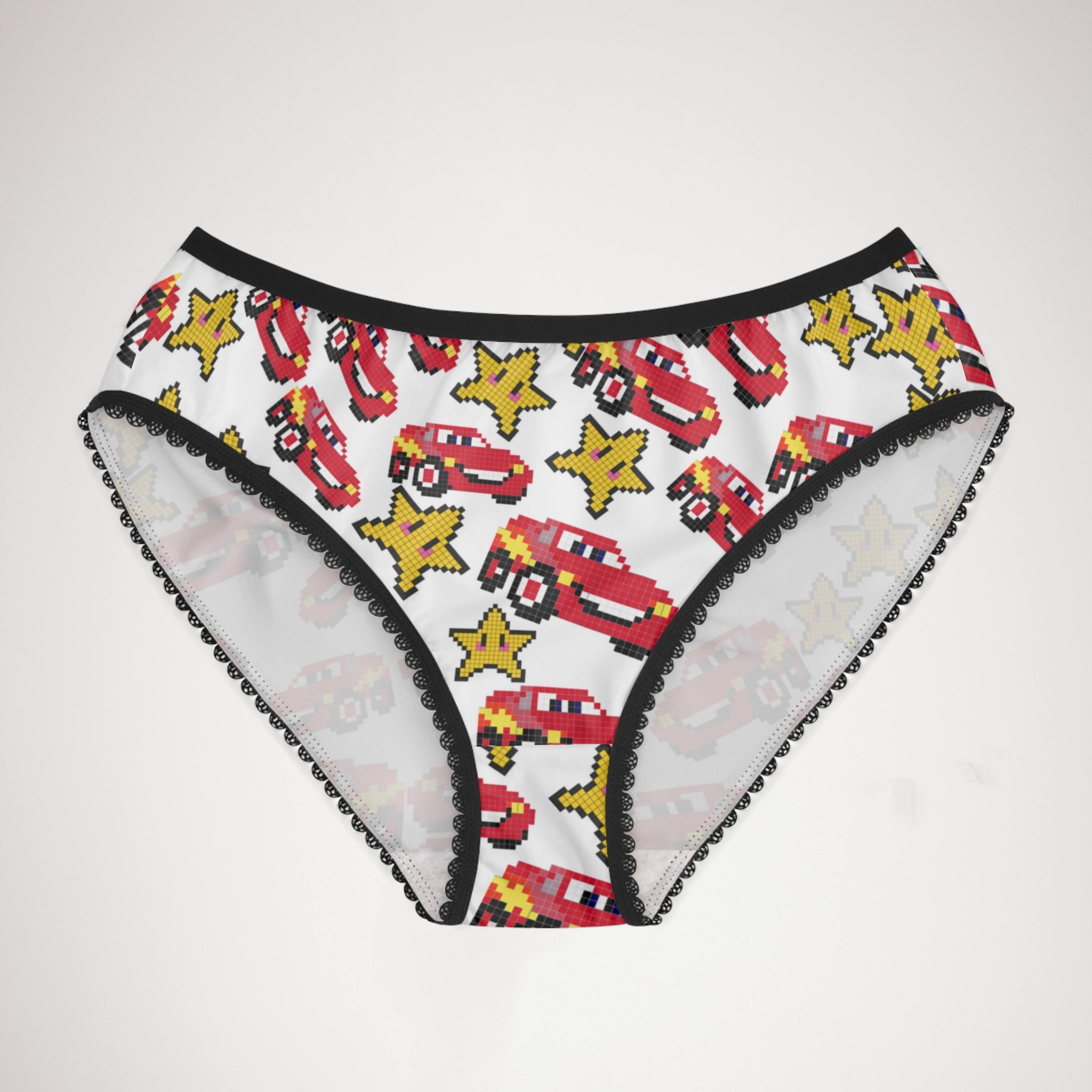 Women's briefs mcqueen stars white