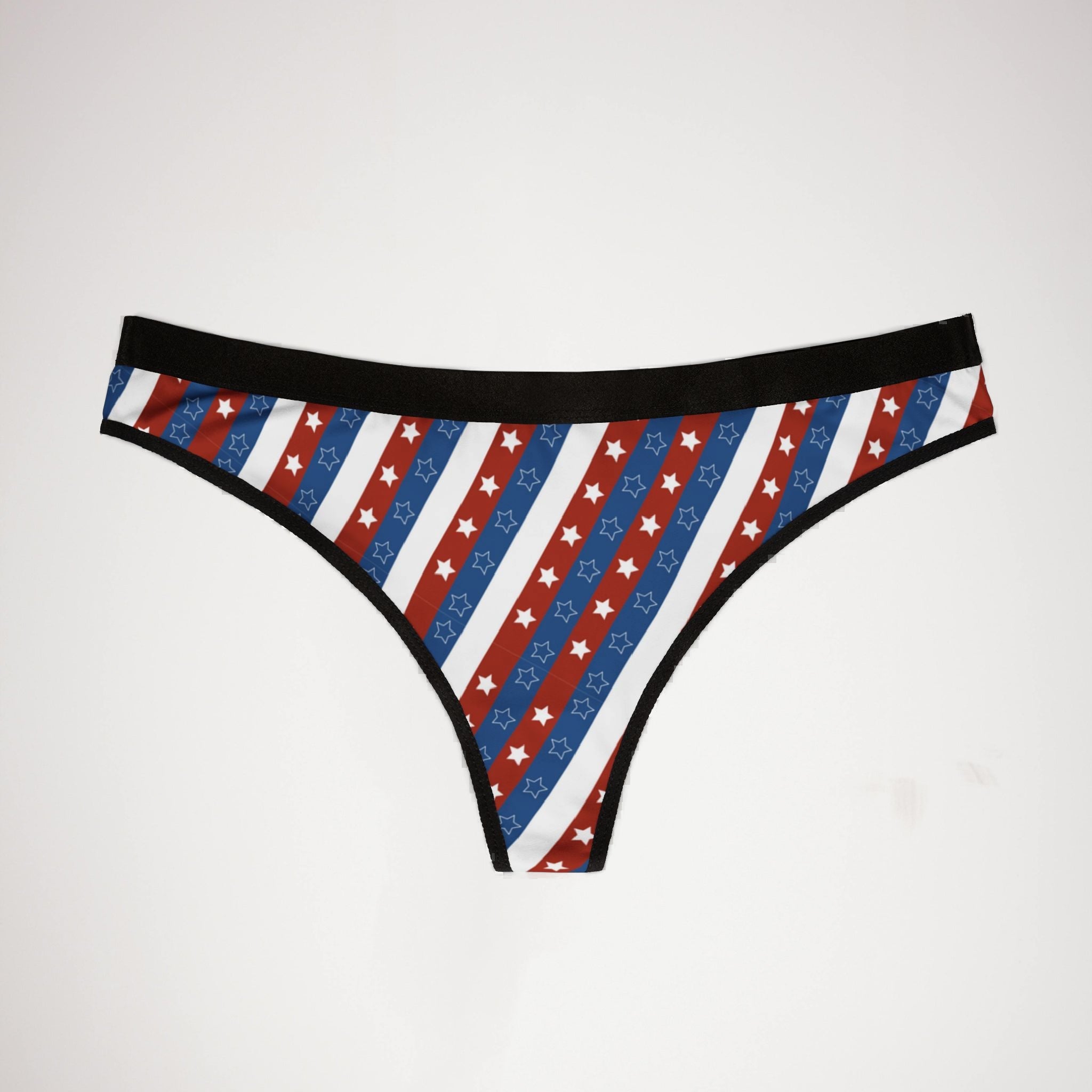 Women's thongs 4th of july usa