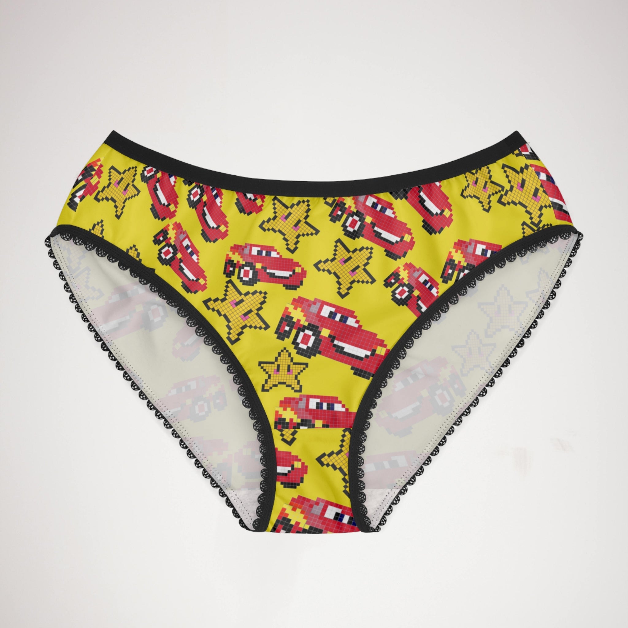 Women's briefs mcqueen stars yellow