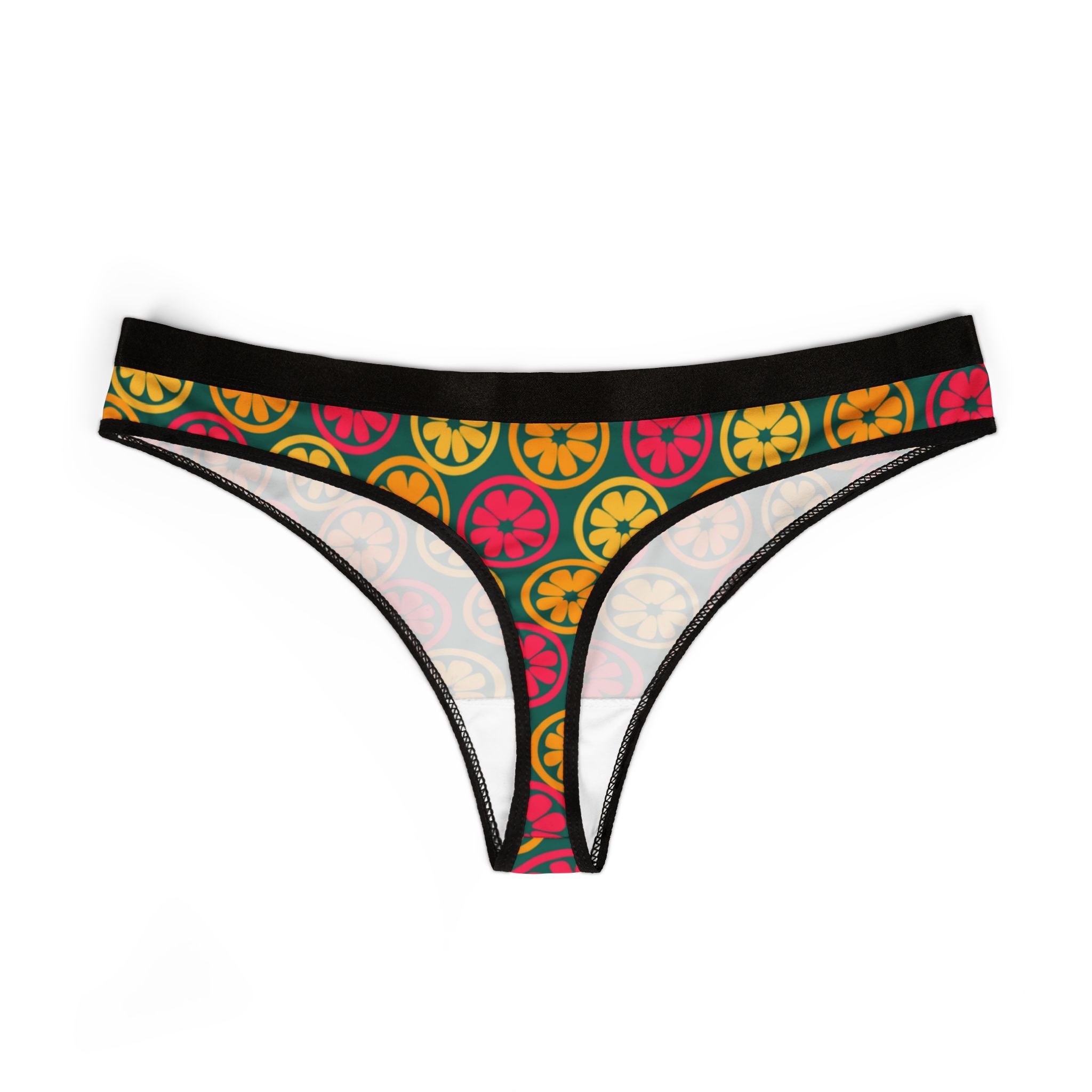 Women's thongs tropical island garden
