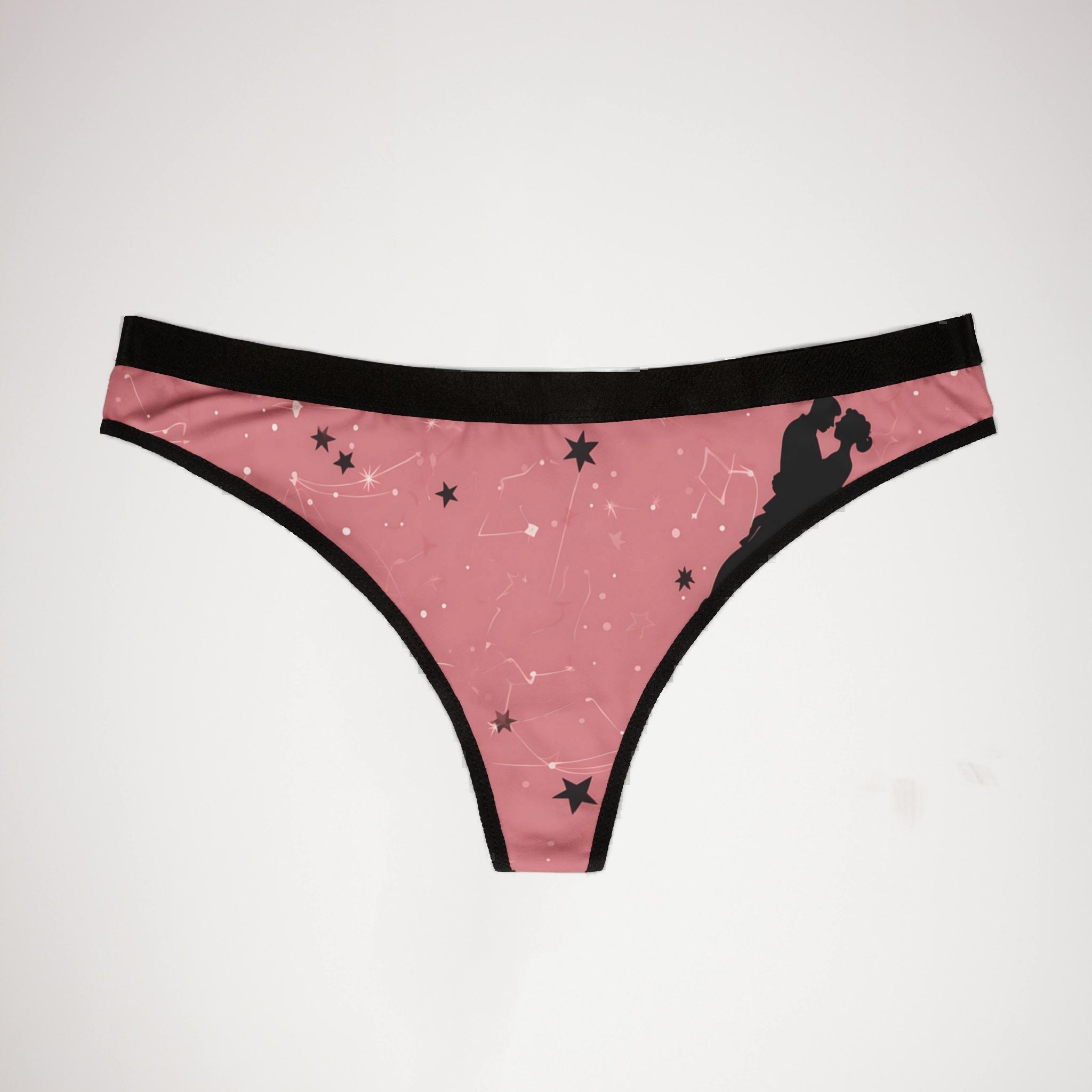 Women's thongs pink valentine