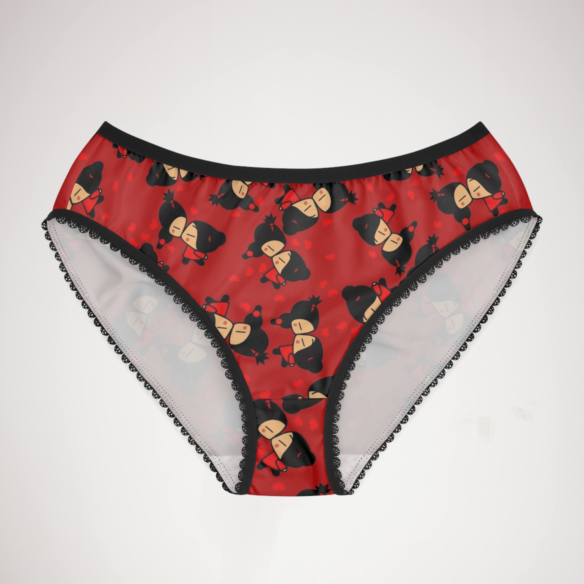 Women's briefs pucca valentine kiss red