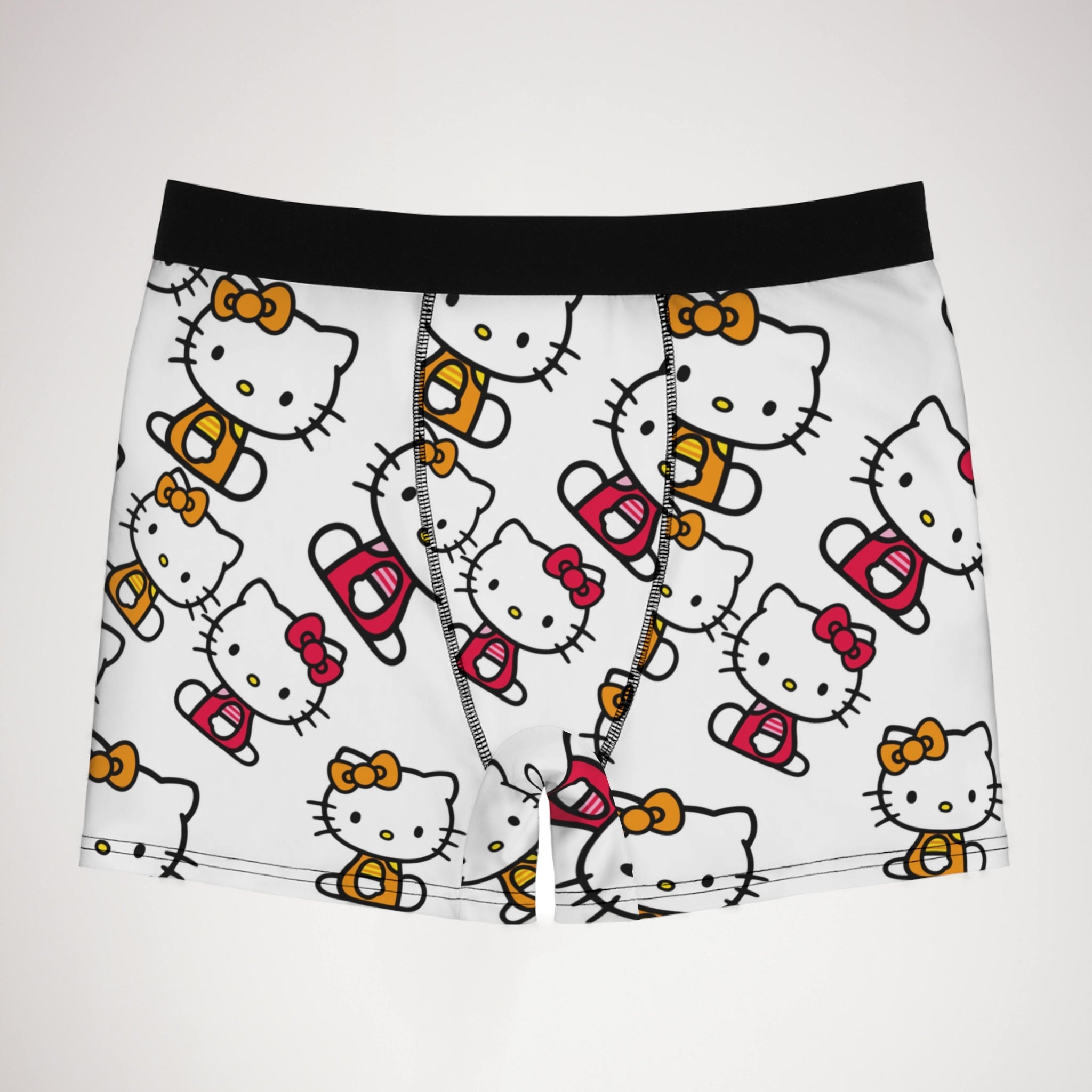 Men's boxer briefs kitty two colors white