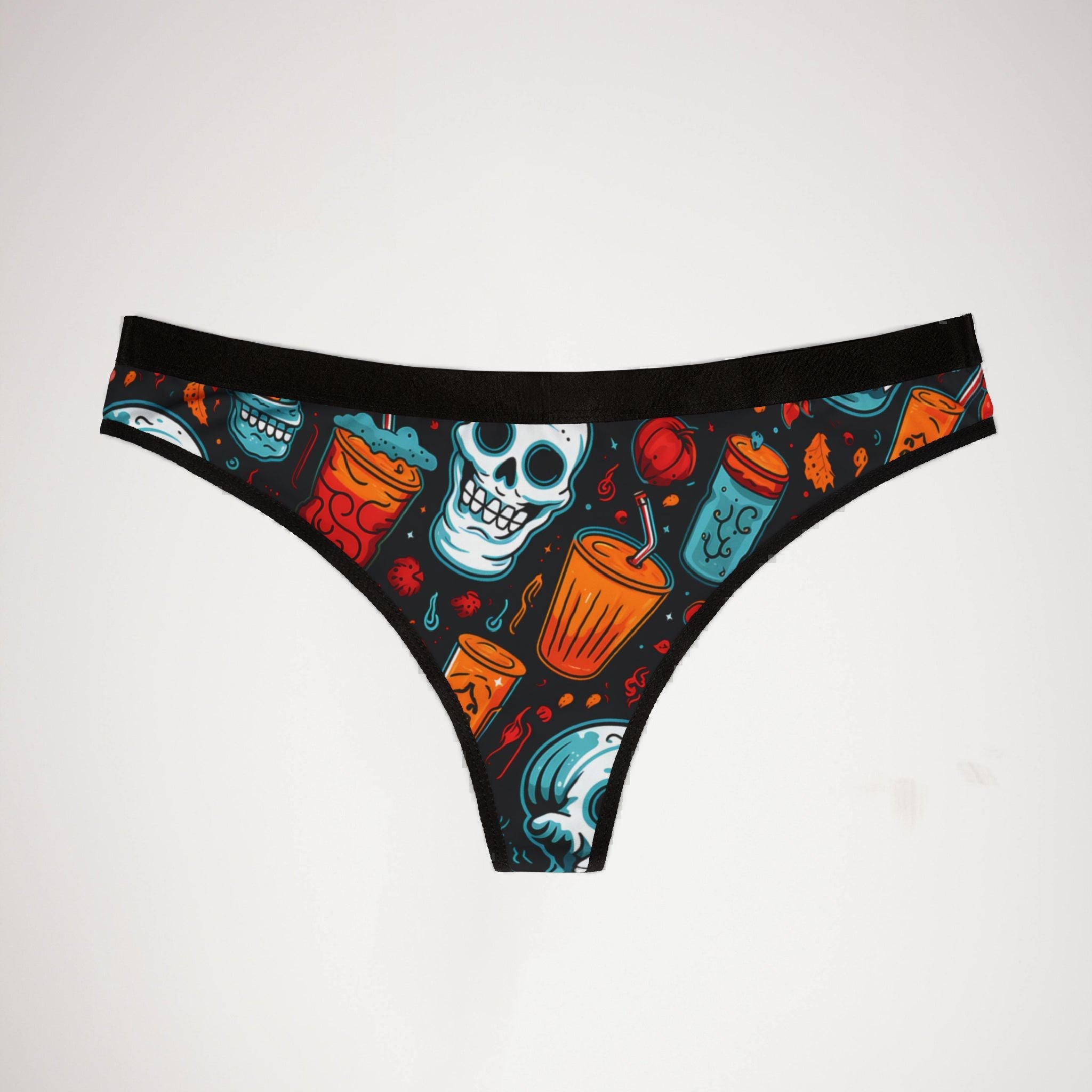 Women's thongs halloween crazy extra