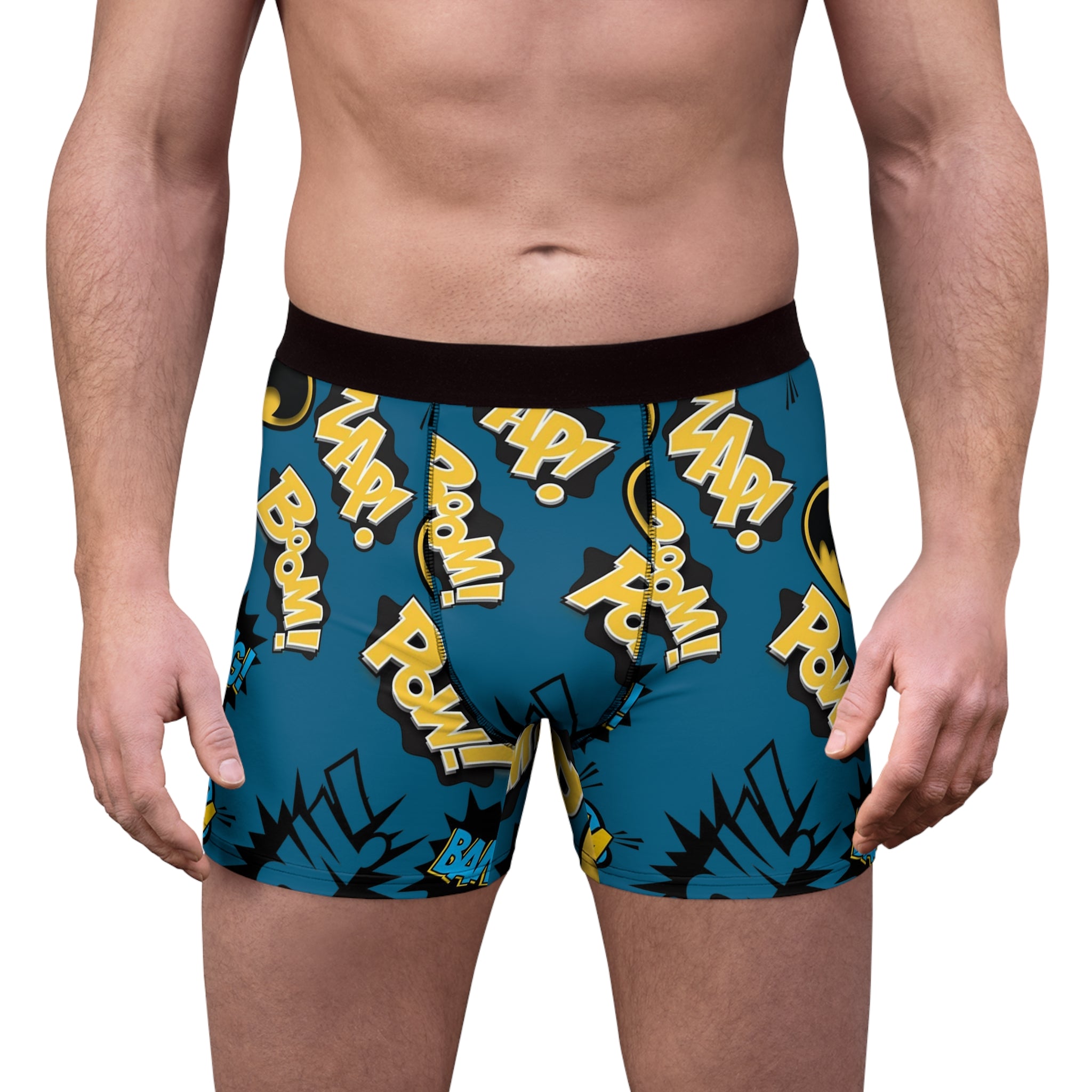 Men's boxer briefs batman sounds blue