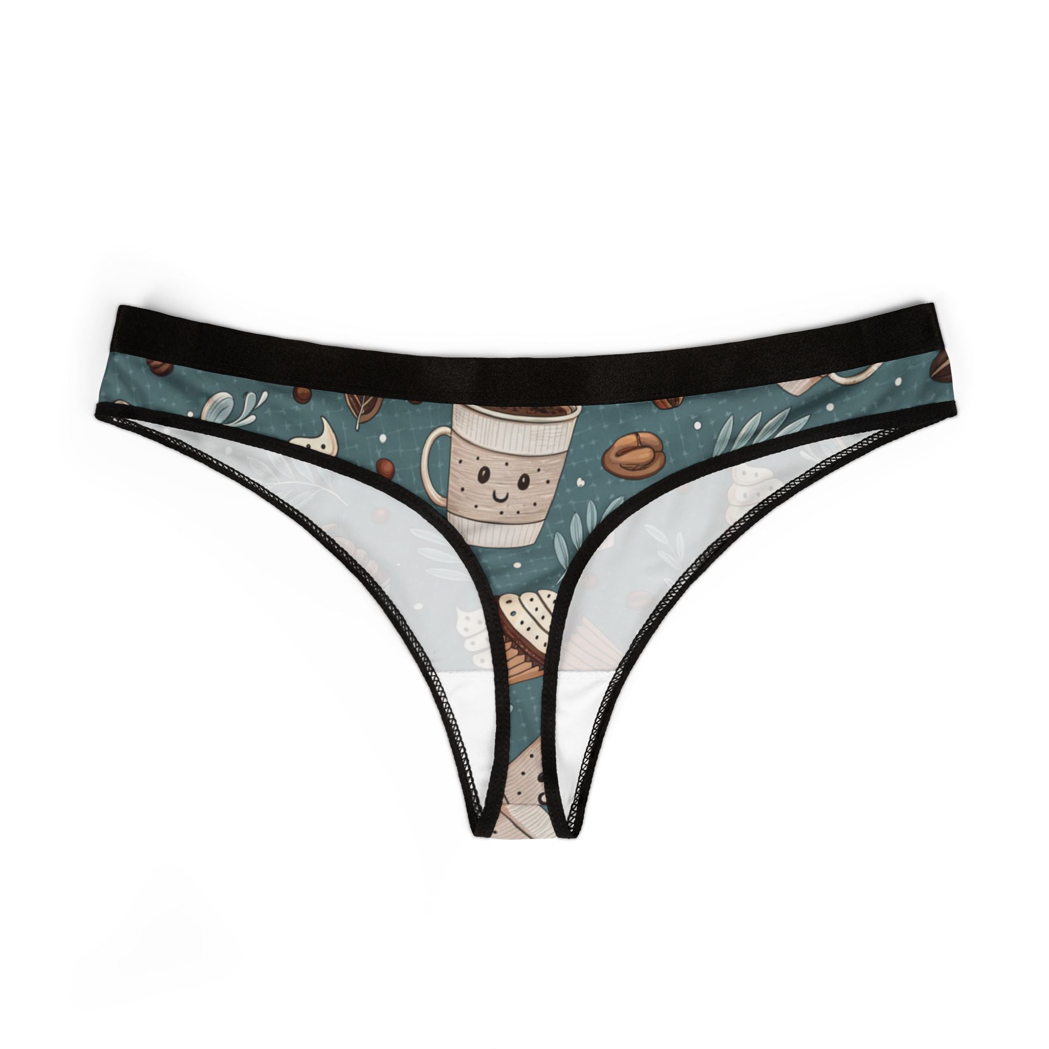 Women's thongs coffee two