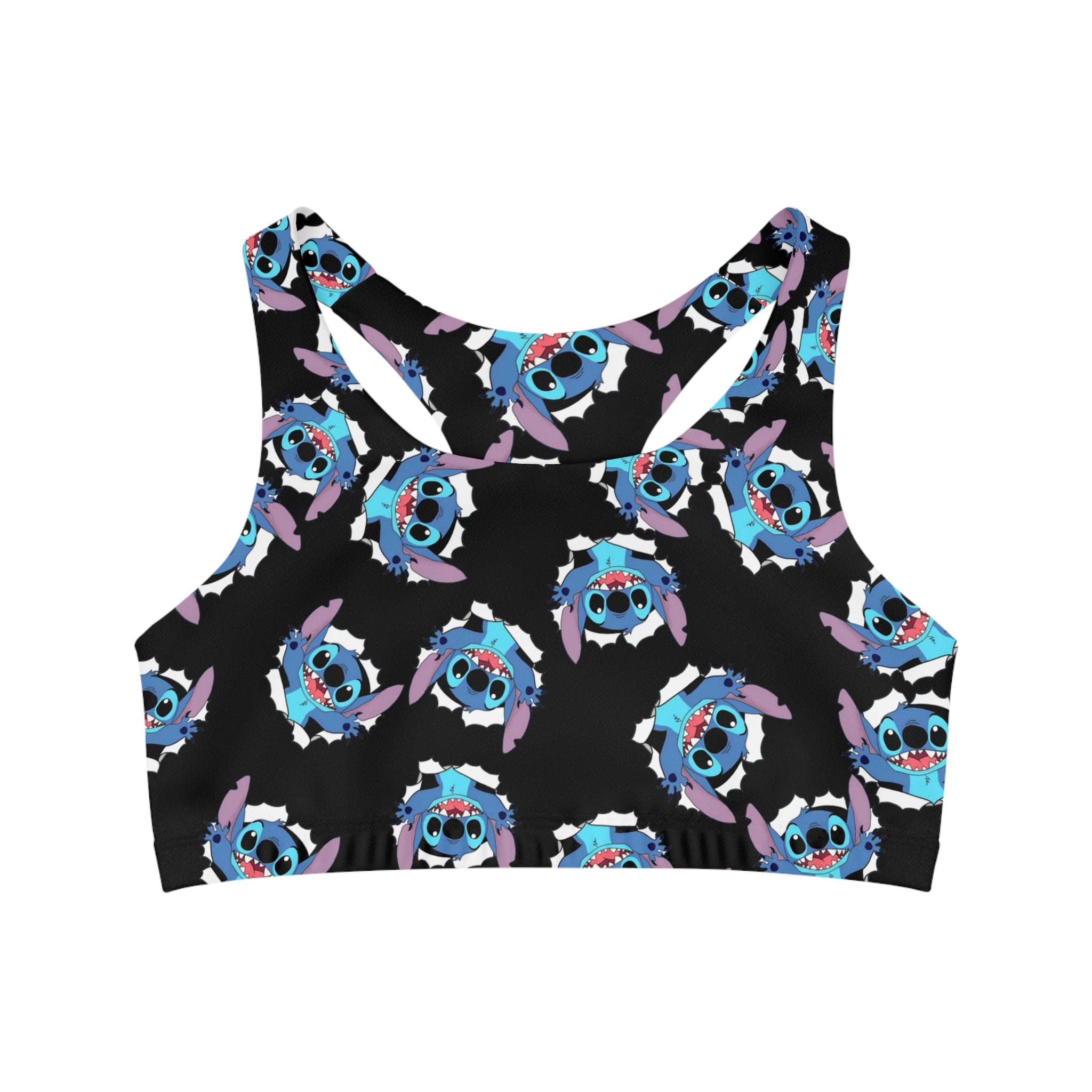 Sports bra stitch black