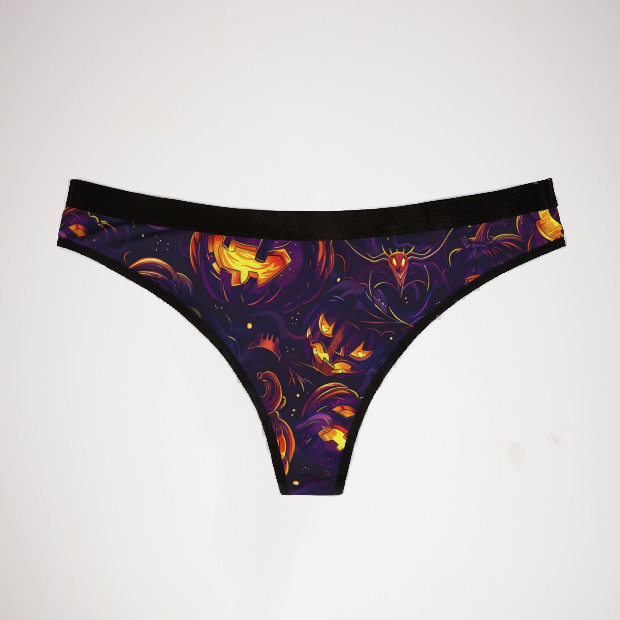 Women's thongs spooky halloween