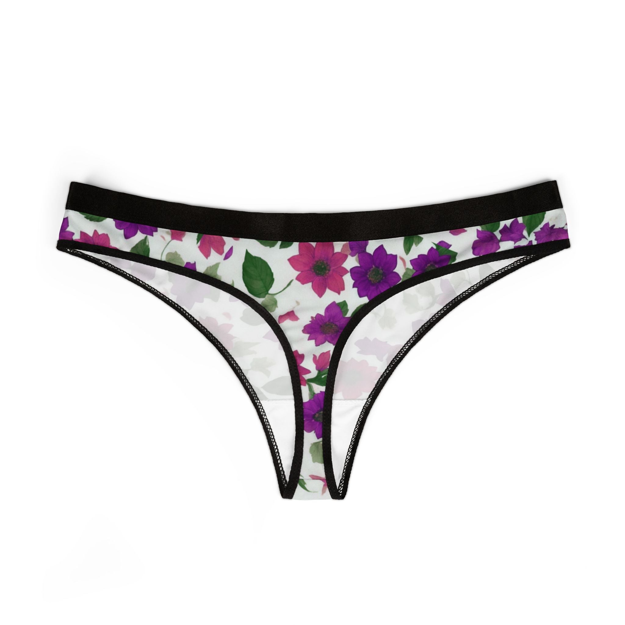 Women's thongs floral fall beautiful