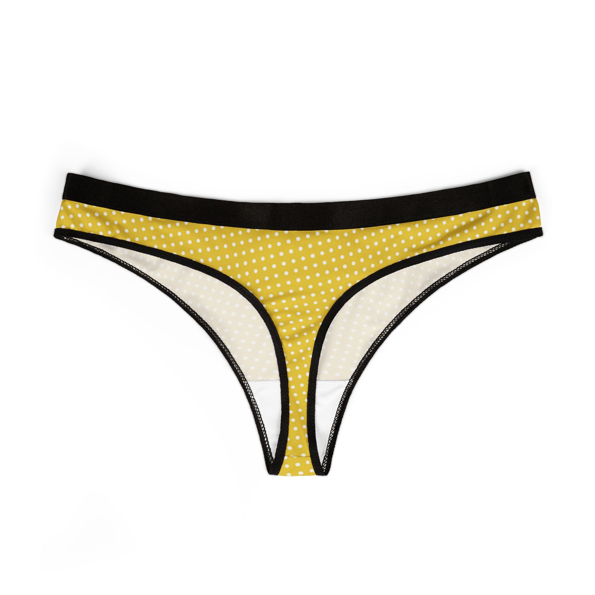 Women's thongs lemon fruit