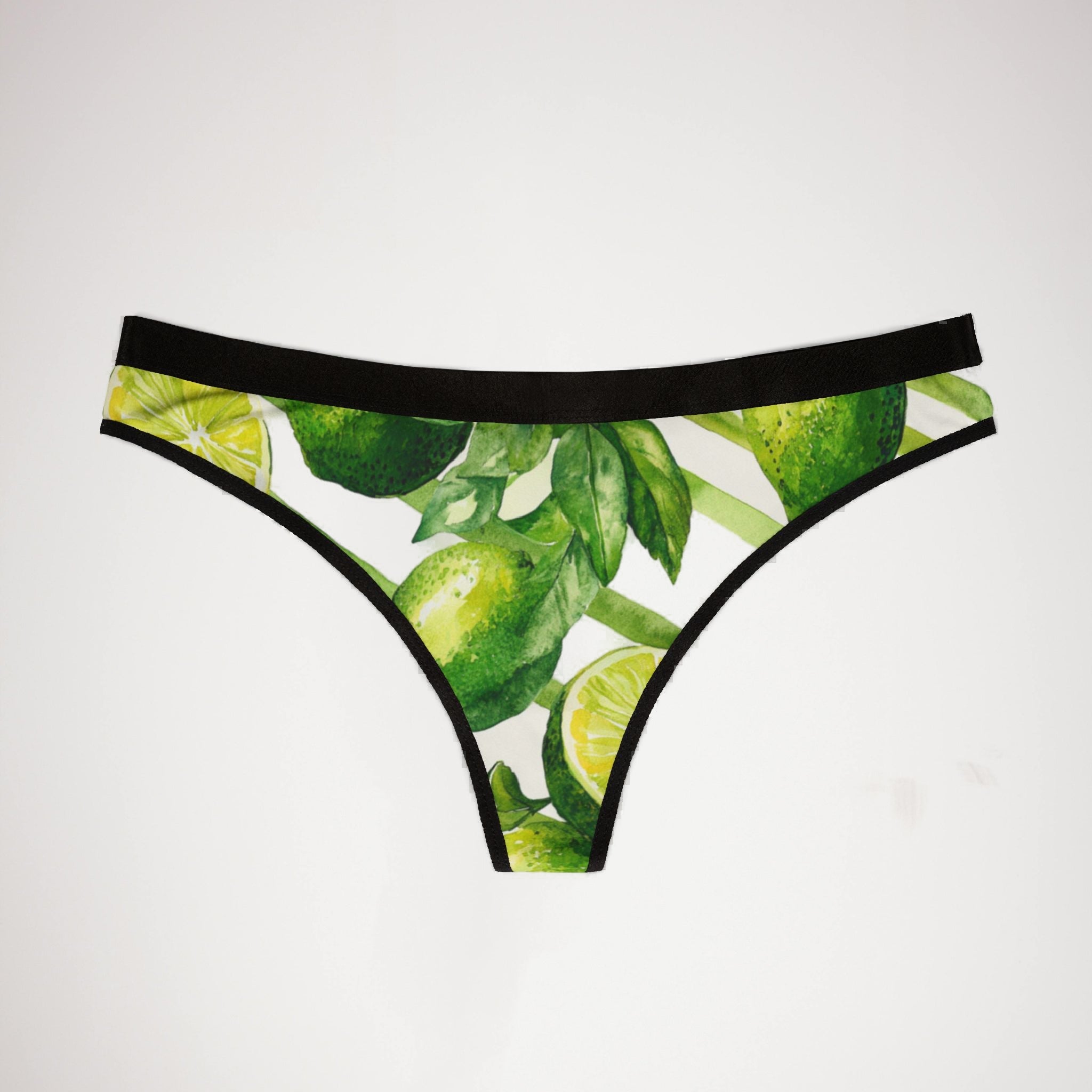 Women's thongs fruit with striped