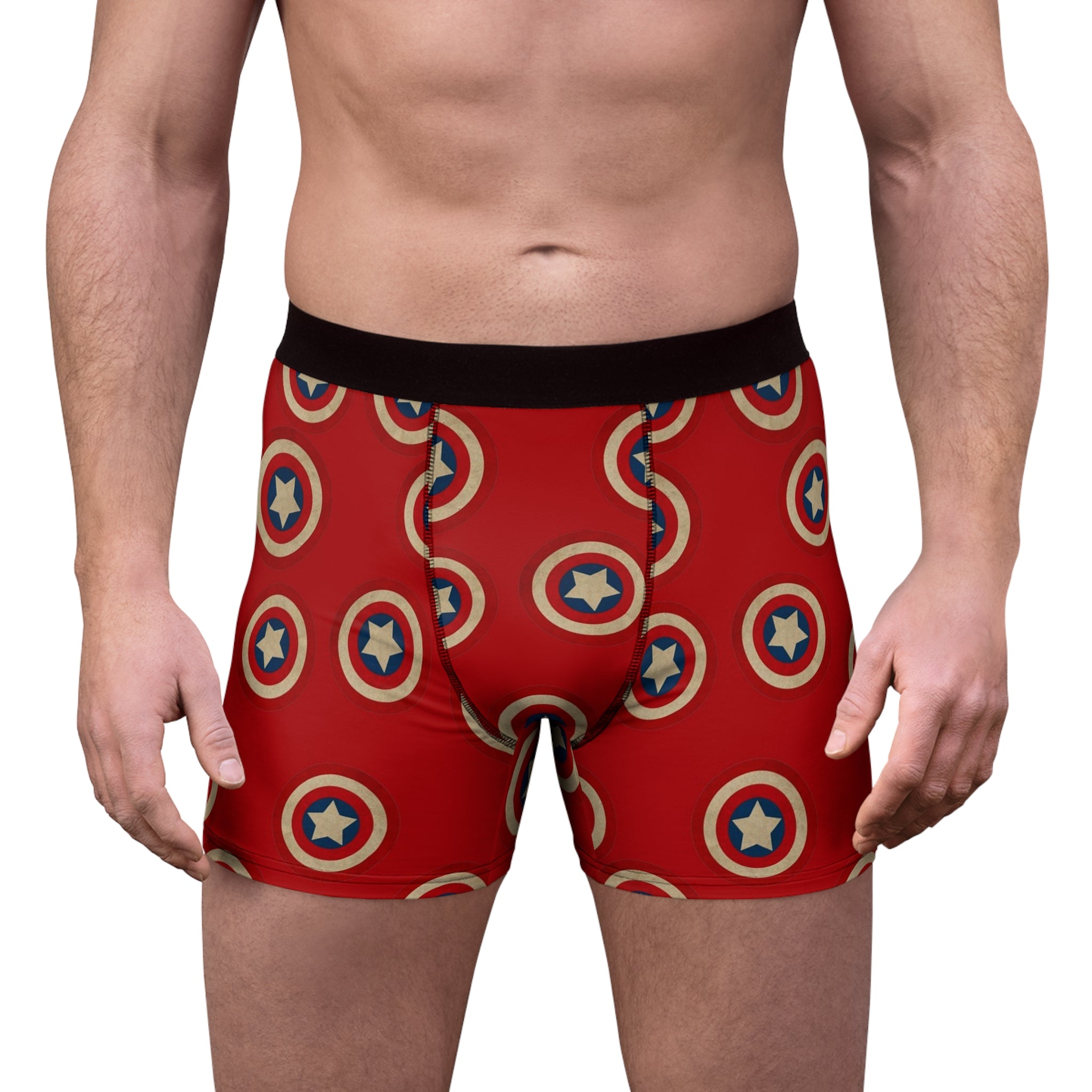 Men's boxer briefs captain  red