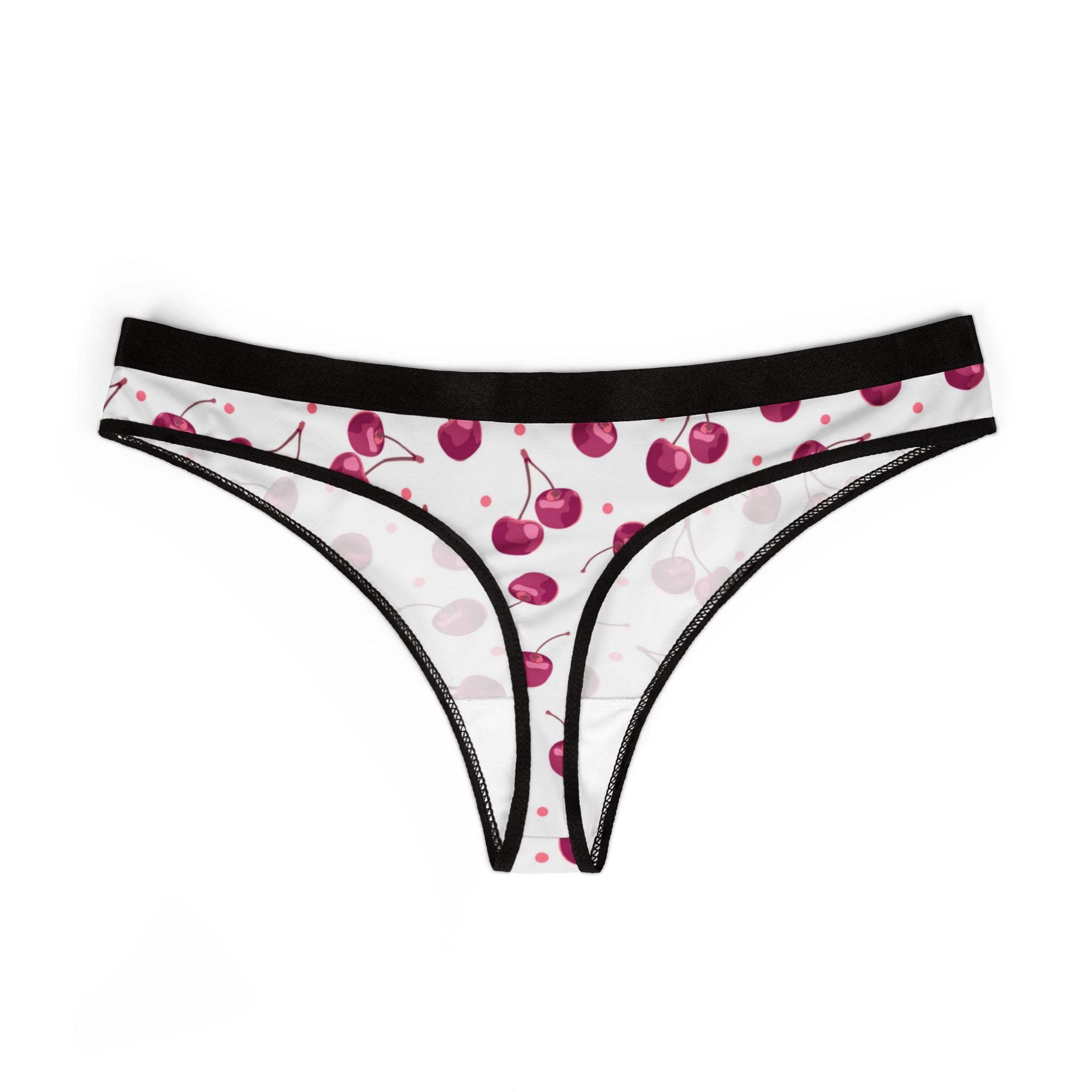 Women's thongs cherry fruit