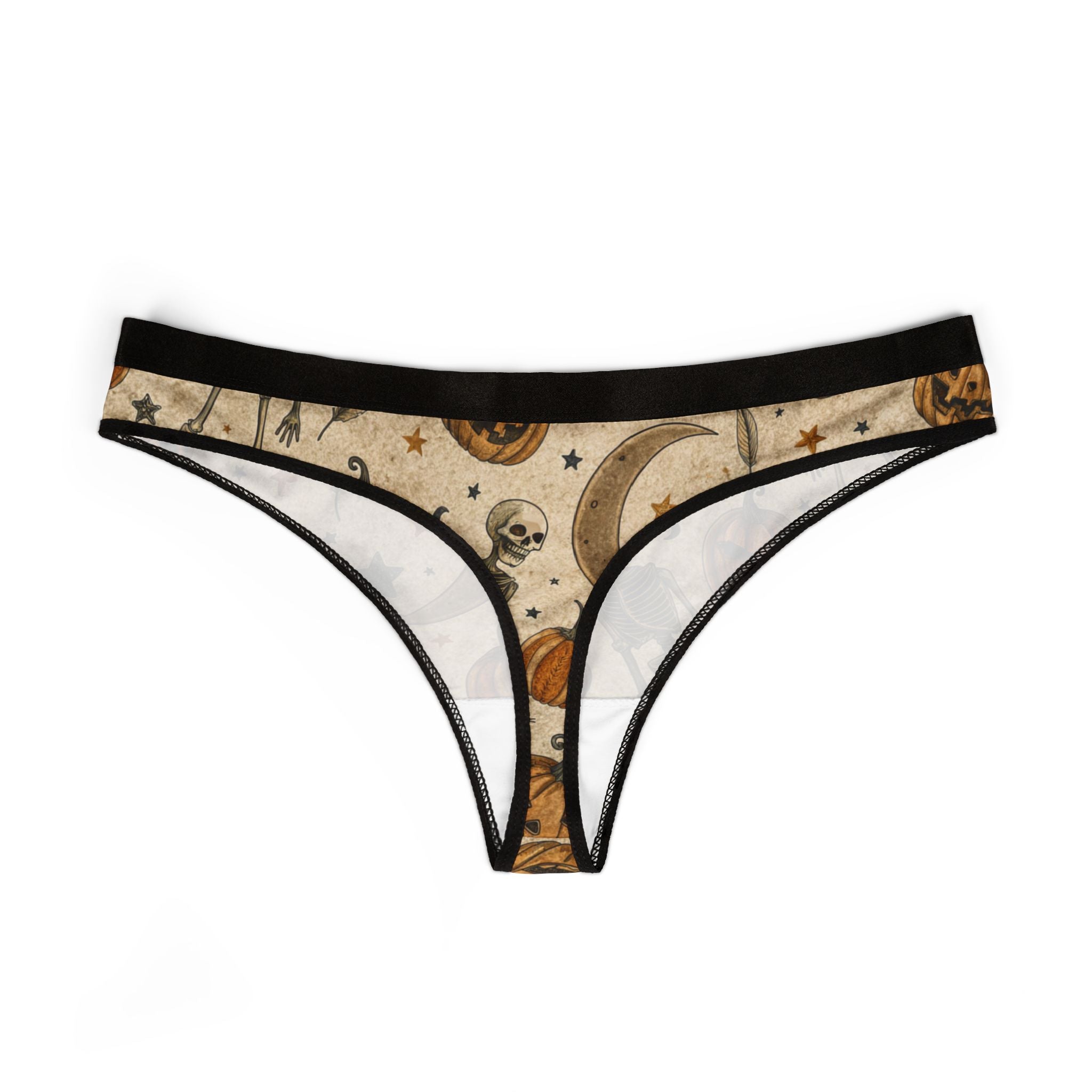 Women's thongs vintage halloween
