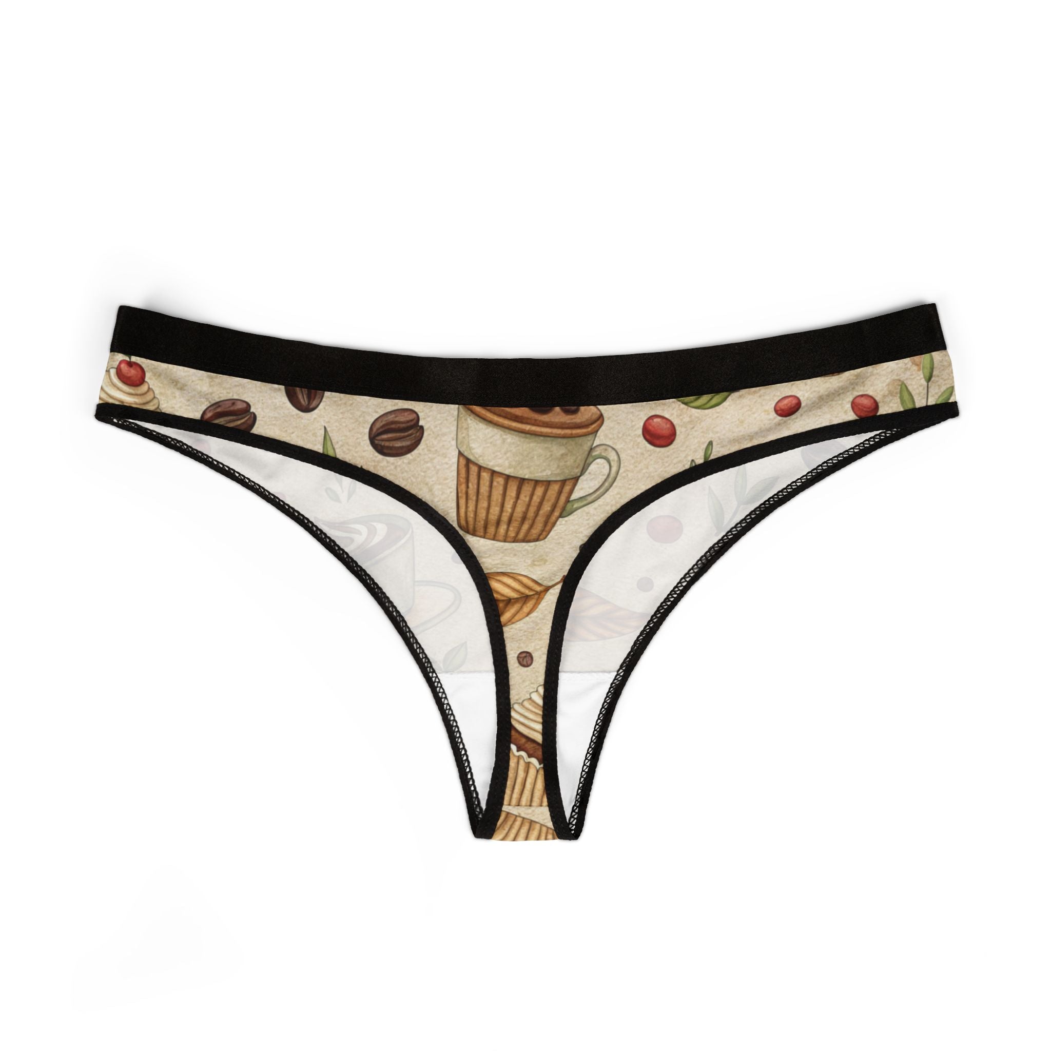Women's thongs coffee one