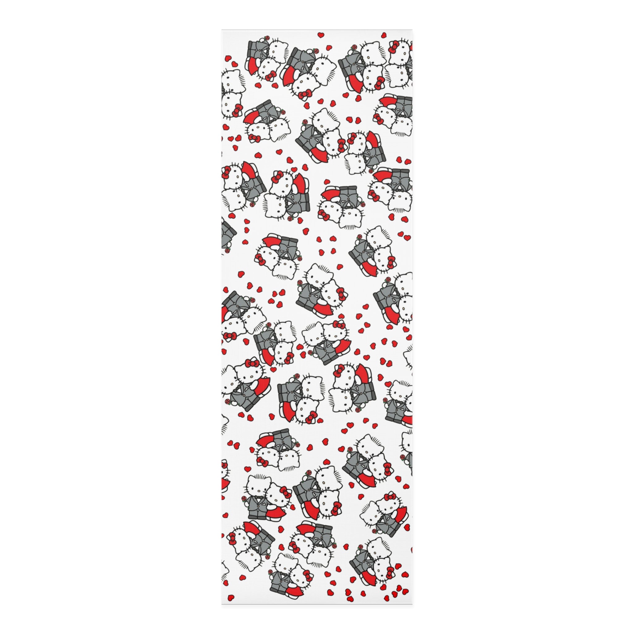 Foam yoga mat kitty wedding anniversary white