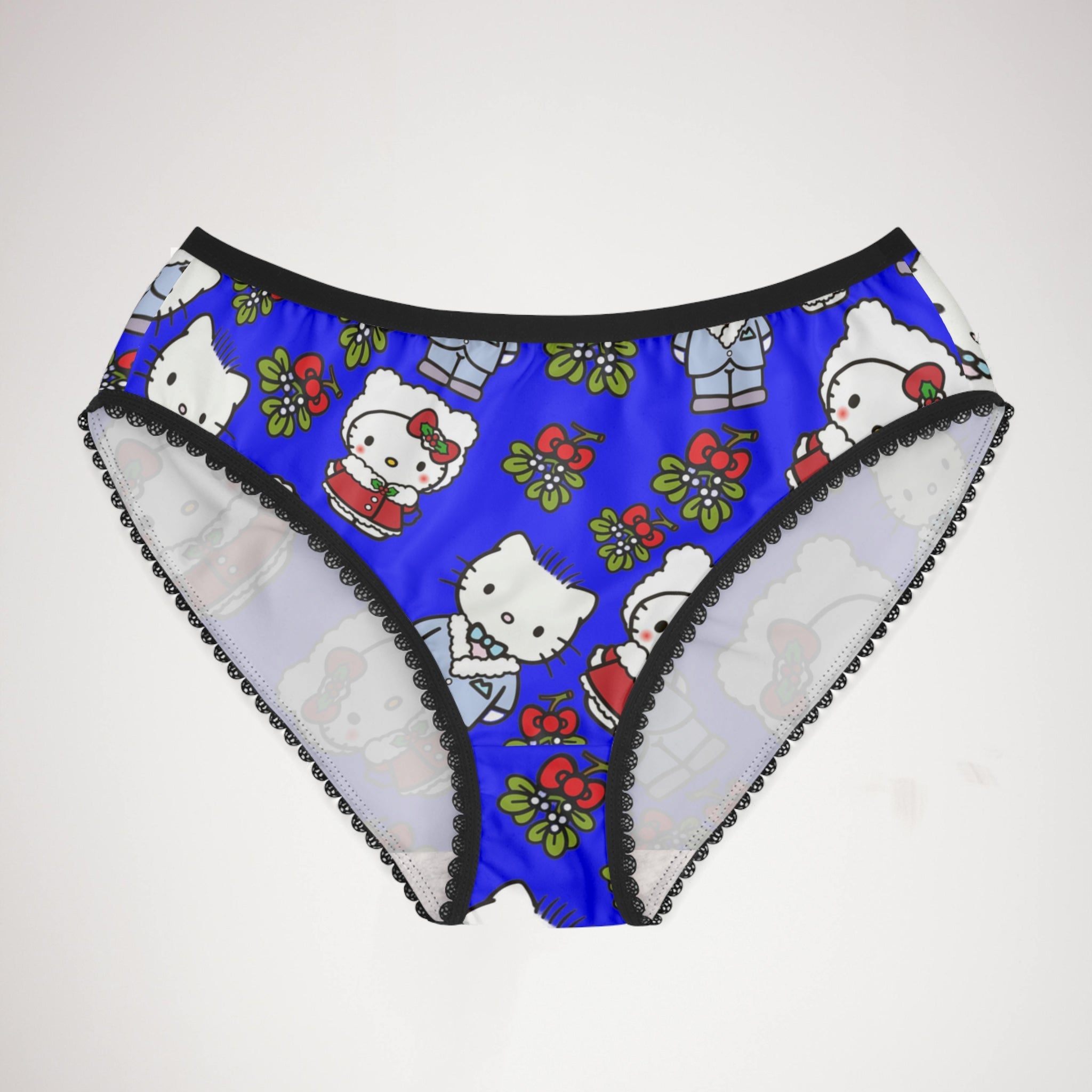 Women's briefs kitty wedding valentine blue