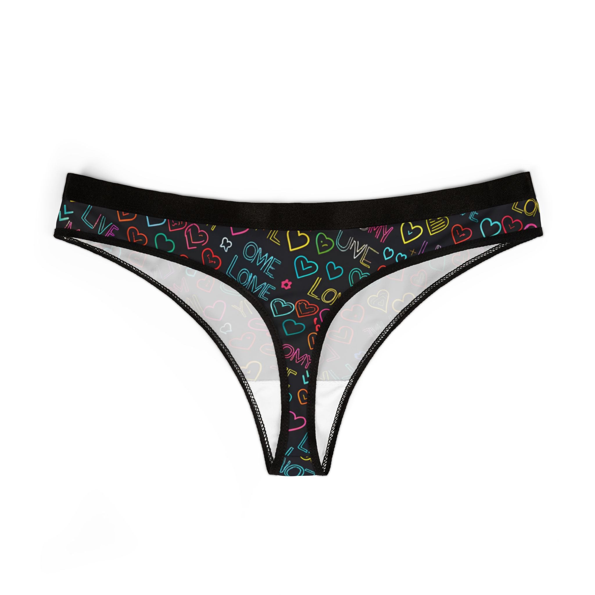 Women's thongs valentine digital extra
