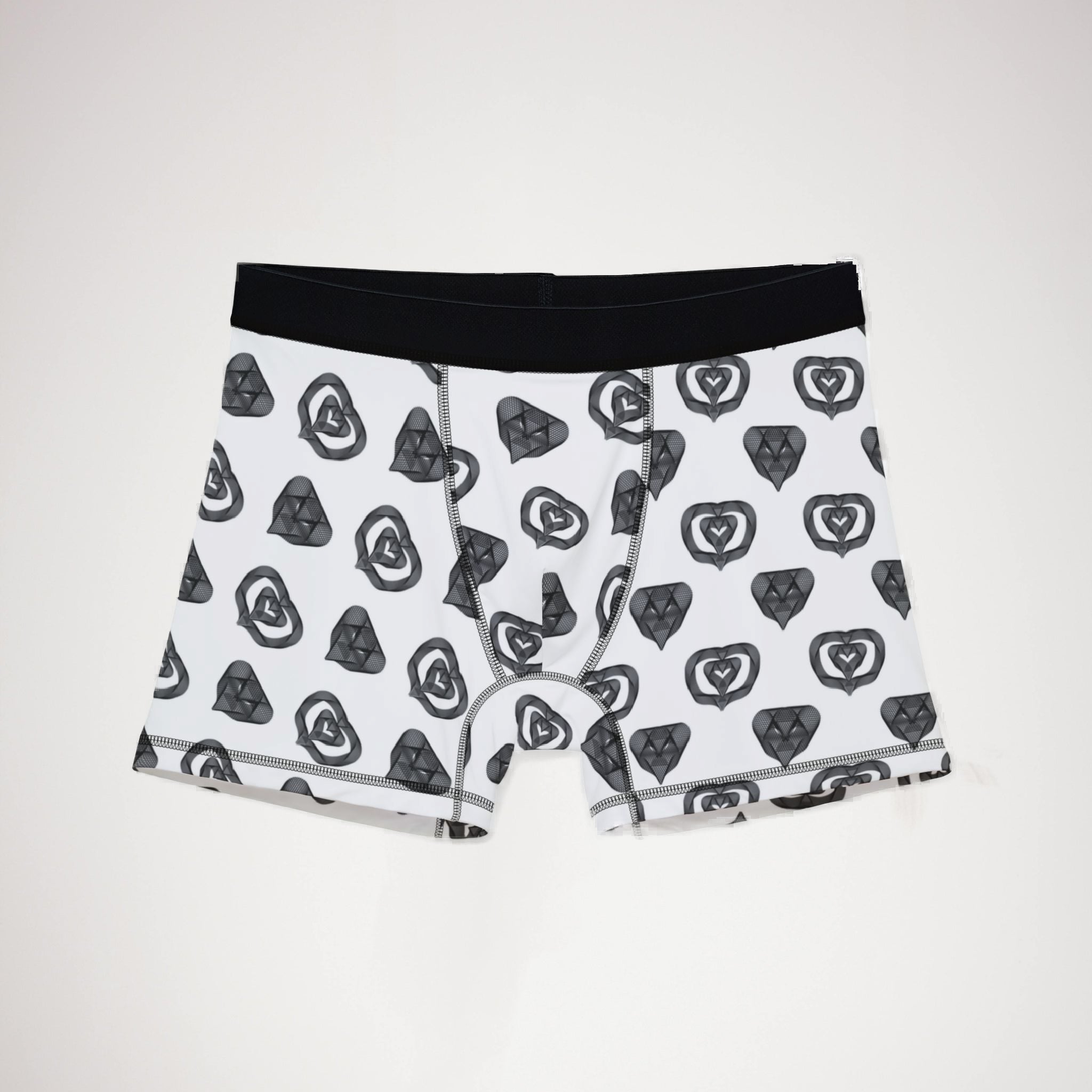 Men's boxers love hearts