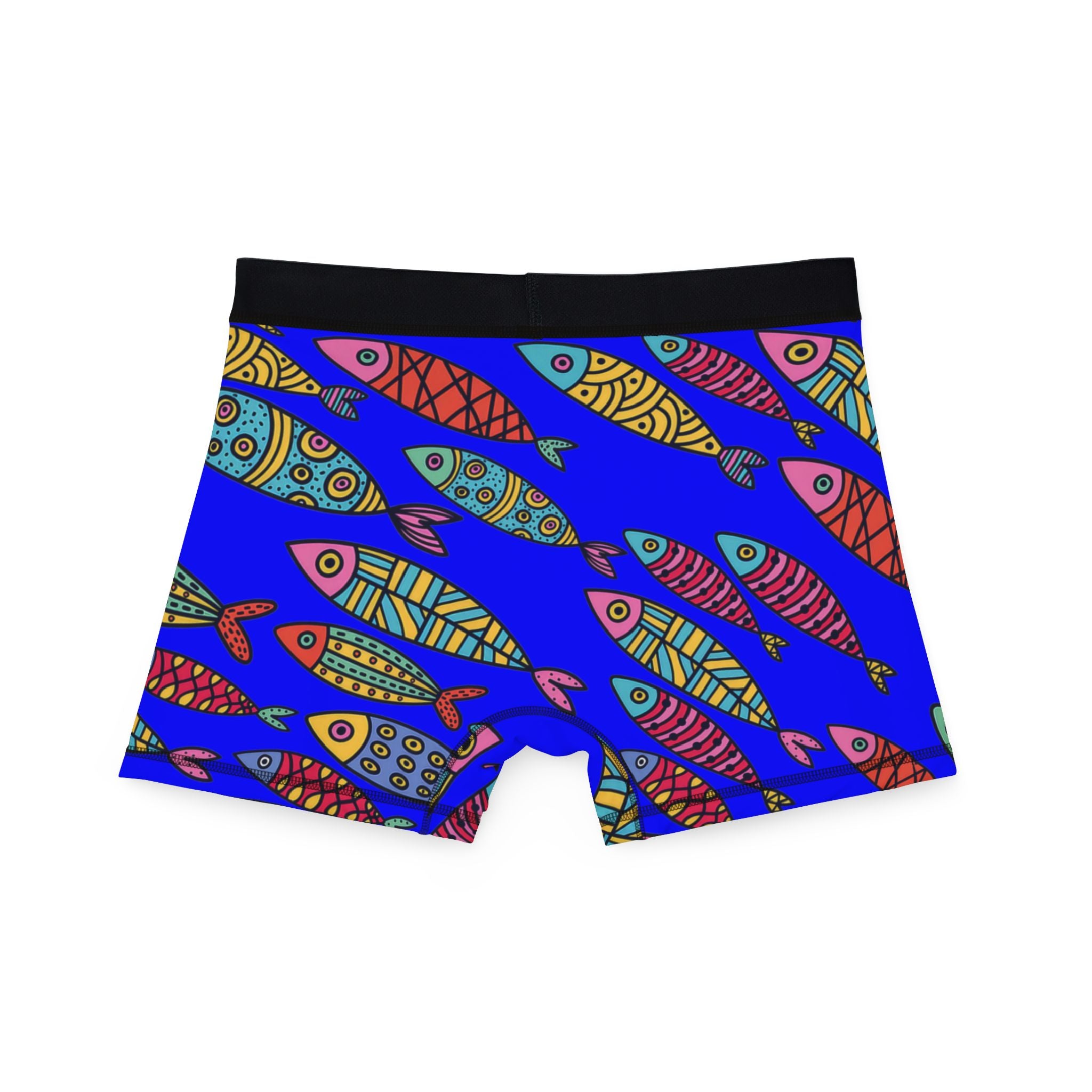 Men's boxers cute fishes blue