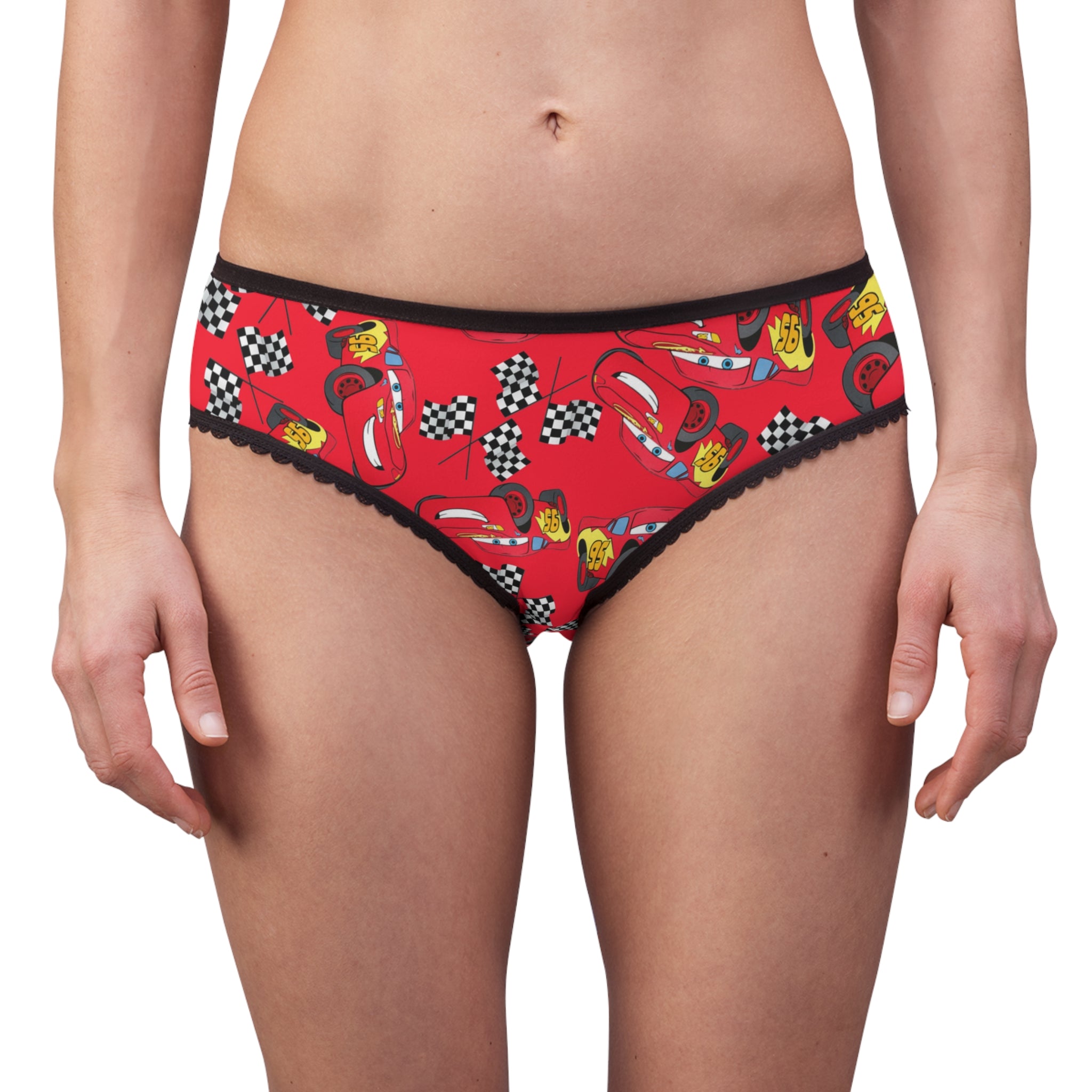 Women's briefs mcqueen flag red