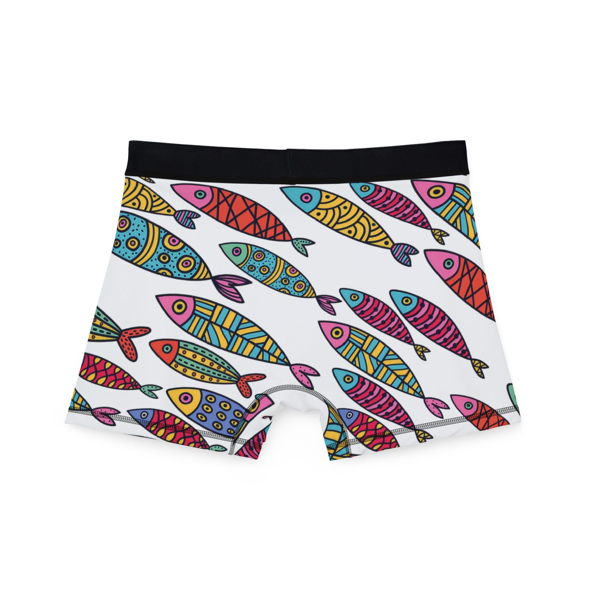 Men's boxers cute fishes white