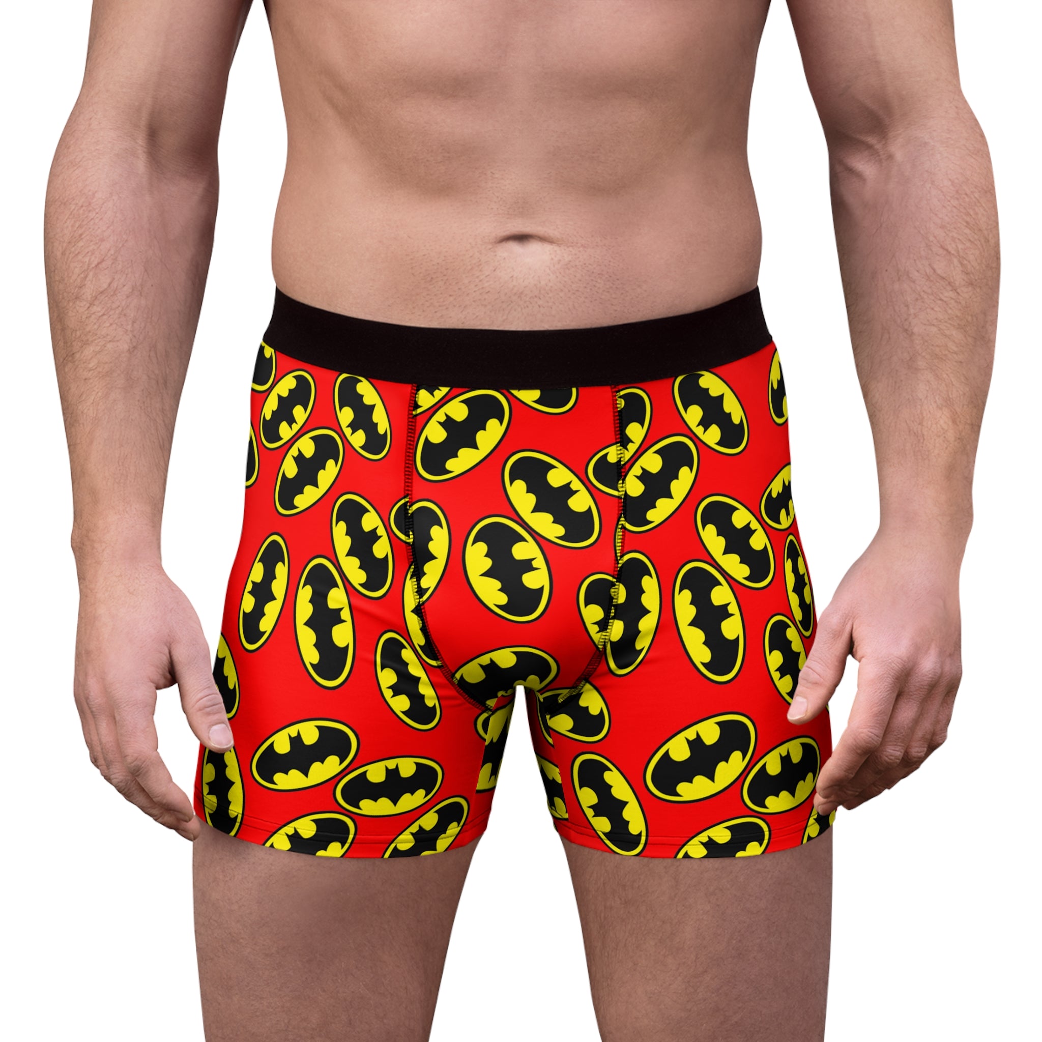 Men's boxer briefs batman red