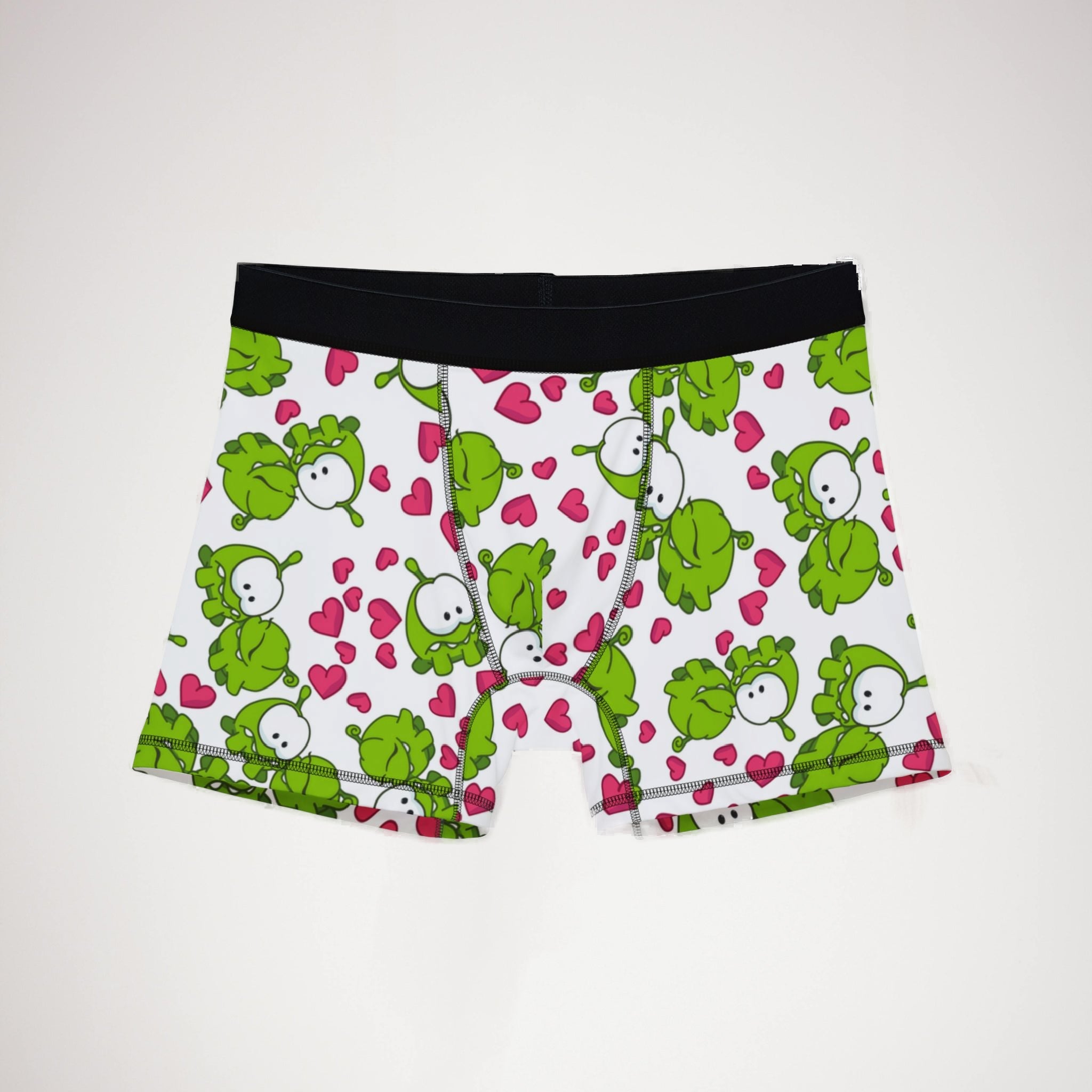 Men's boxers om nom kiss valentine white